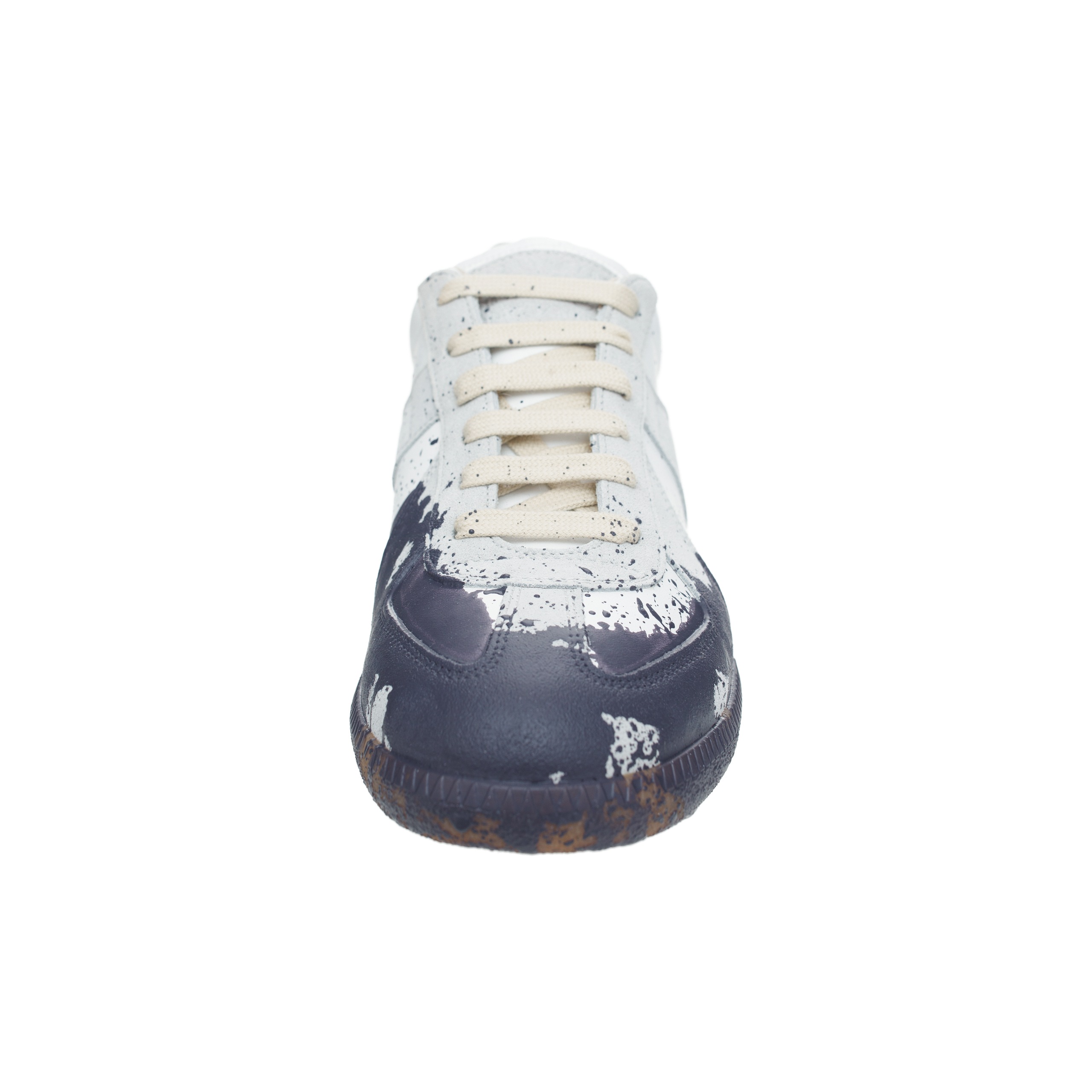 Shop Maison Margiela Color Splash Replica Sneakers In White
