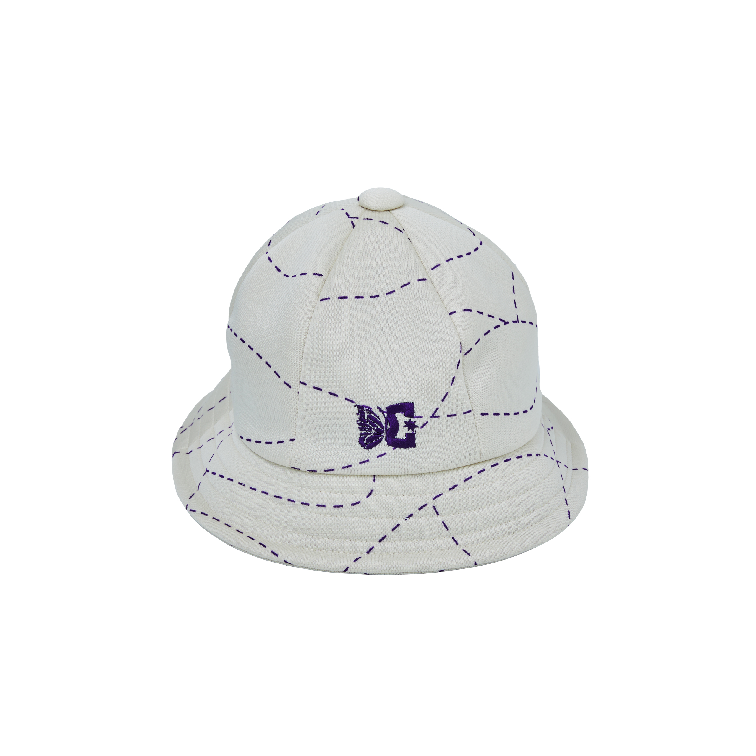 Needles X Dc Shoes Logo Panama In White