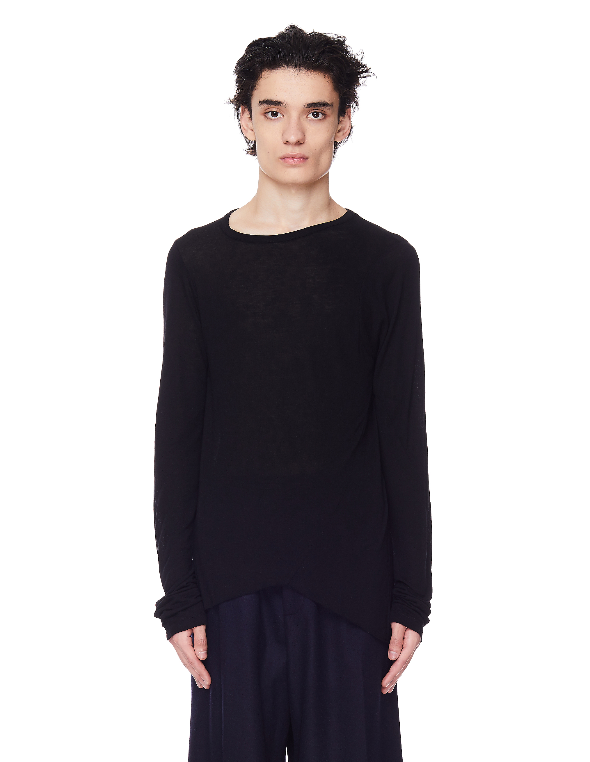 トップス ANN DEMEULEMEESTER longsleeve t Emil ''October and the eyes'' Long Sleeve T-Shirt – Ann