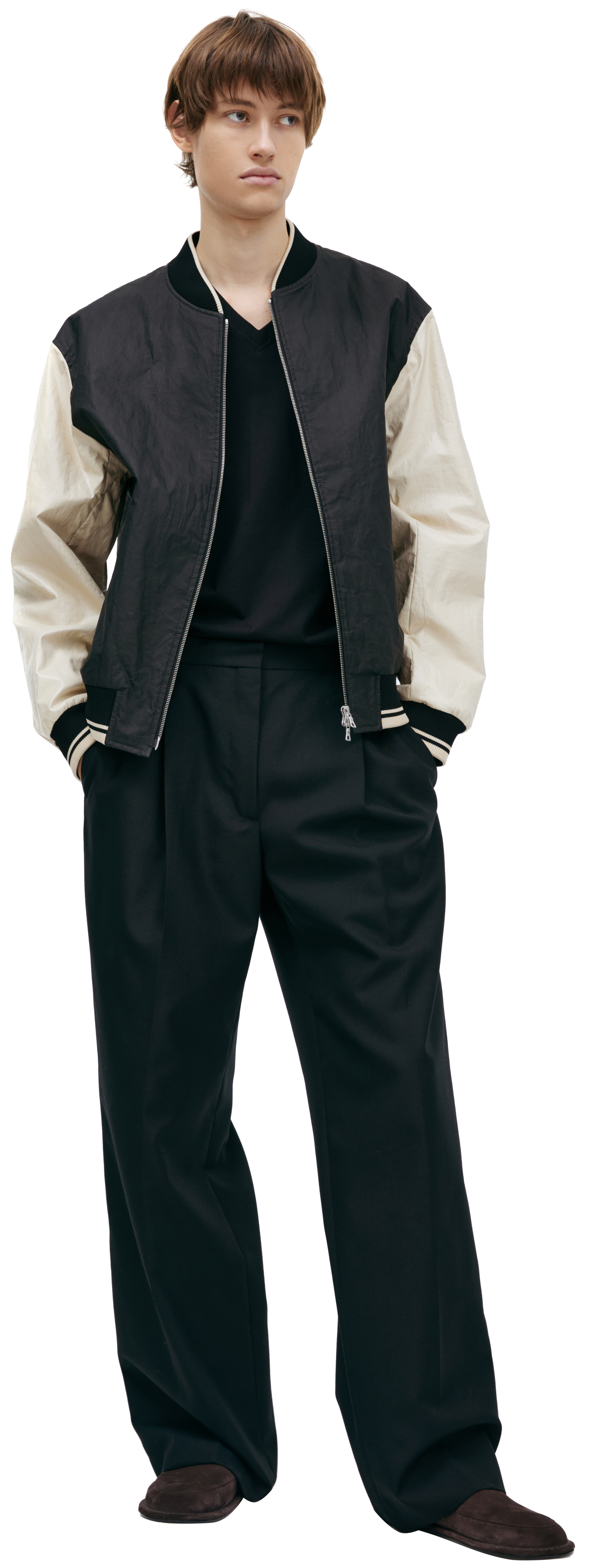 Dries van noten ブラックジャージ Vaksel EMB Jacket in Black – SVRN