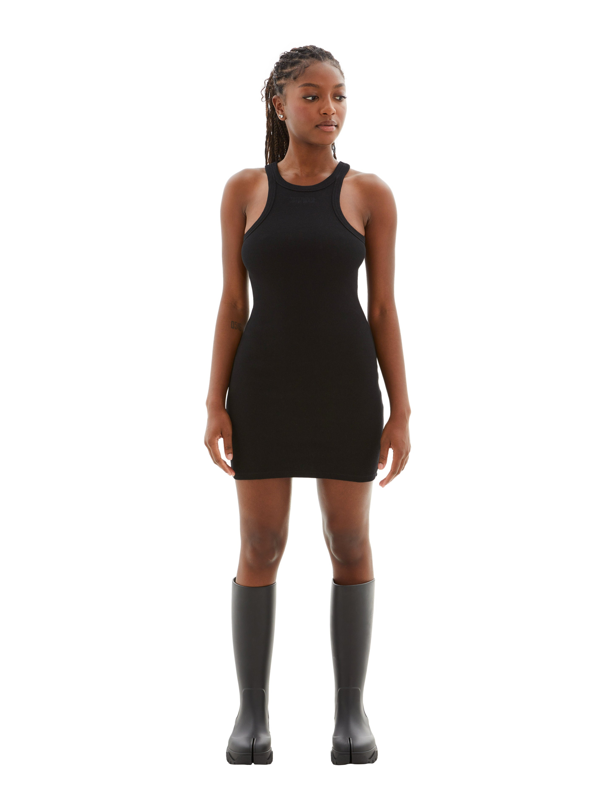 Vetements Racing Tank Top Dress In Black
