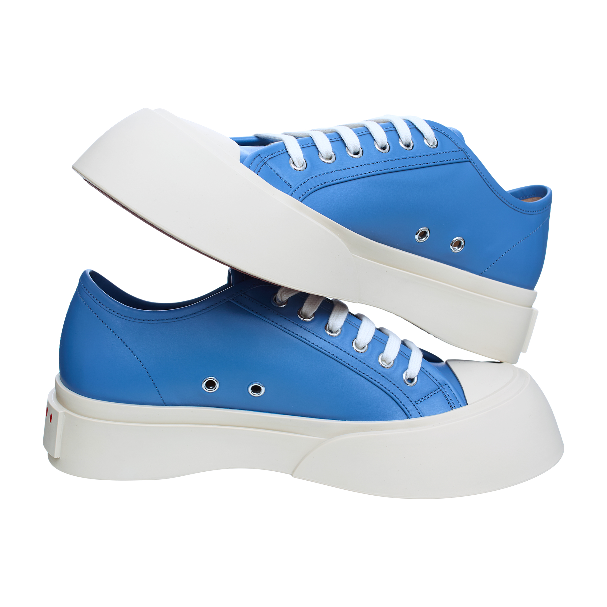 VIP【関税送料無料】希少 MARNI BLUE LEATHER SNEAKERS Buy Marni men blue pablo leather platform sneakers for $557