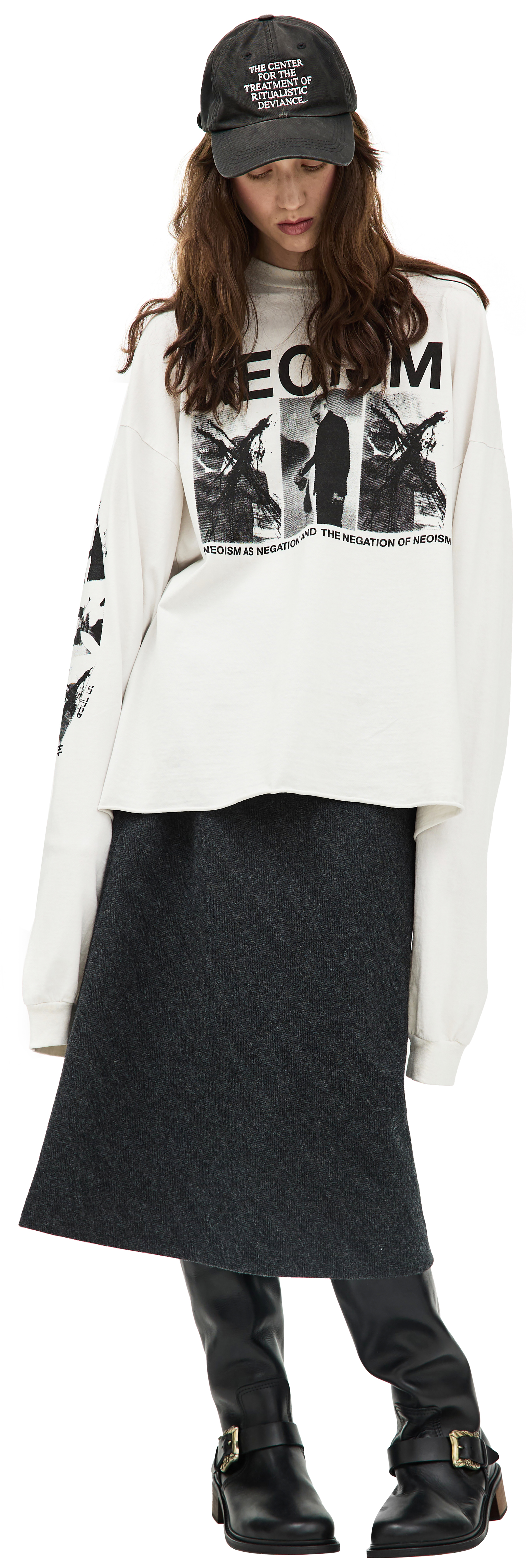 【楽ギフ_のし宛書】 Buy Enfants Riches Deprimes women white 'neoism' printed レッグウェア