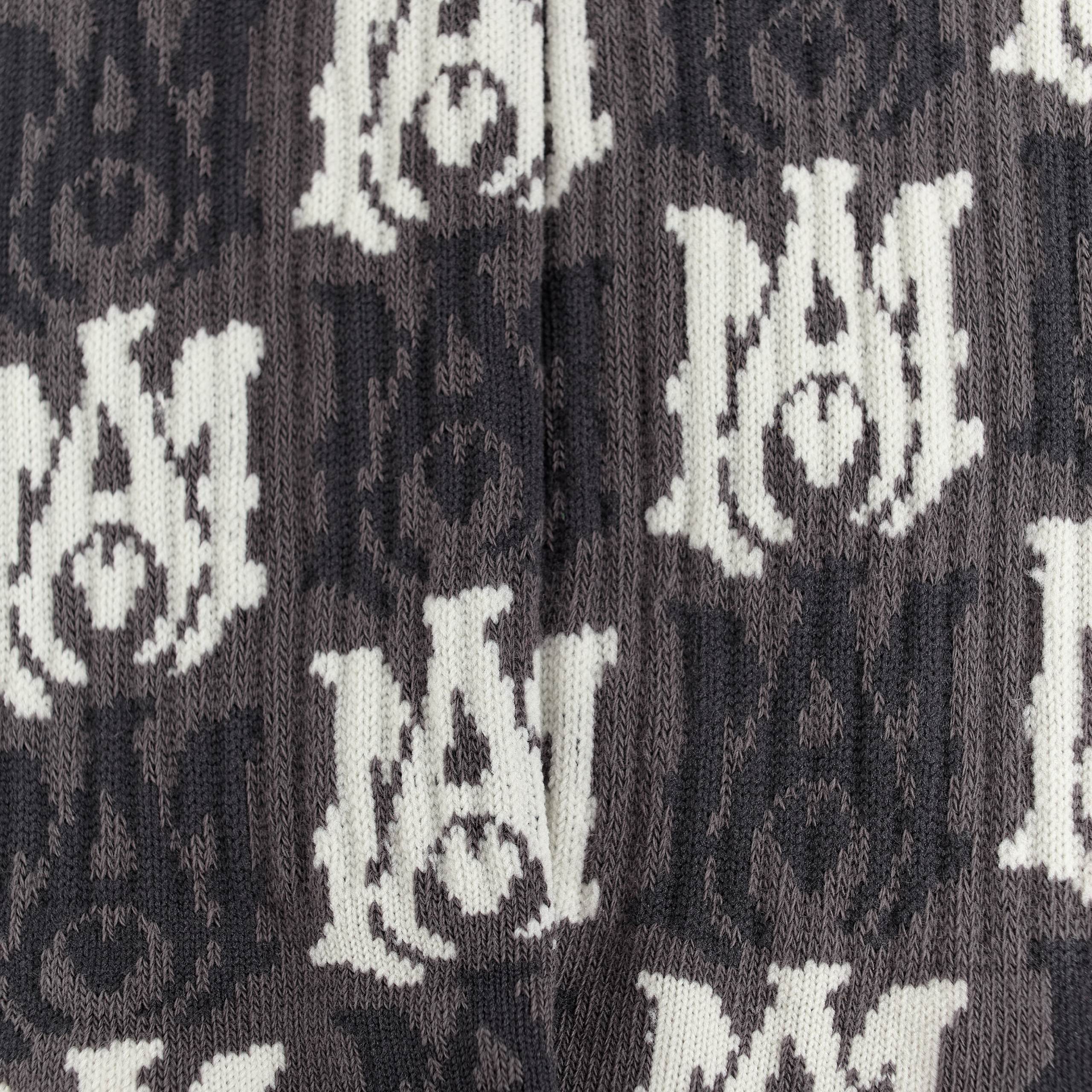 Amiri Socks With Ma Pattern In Grey