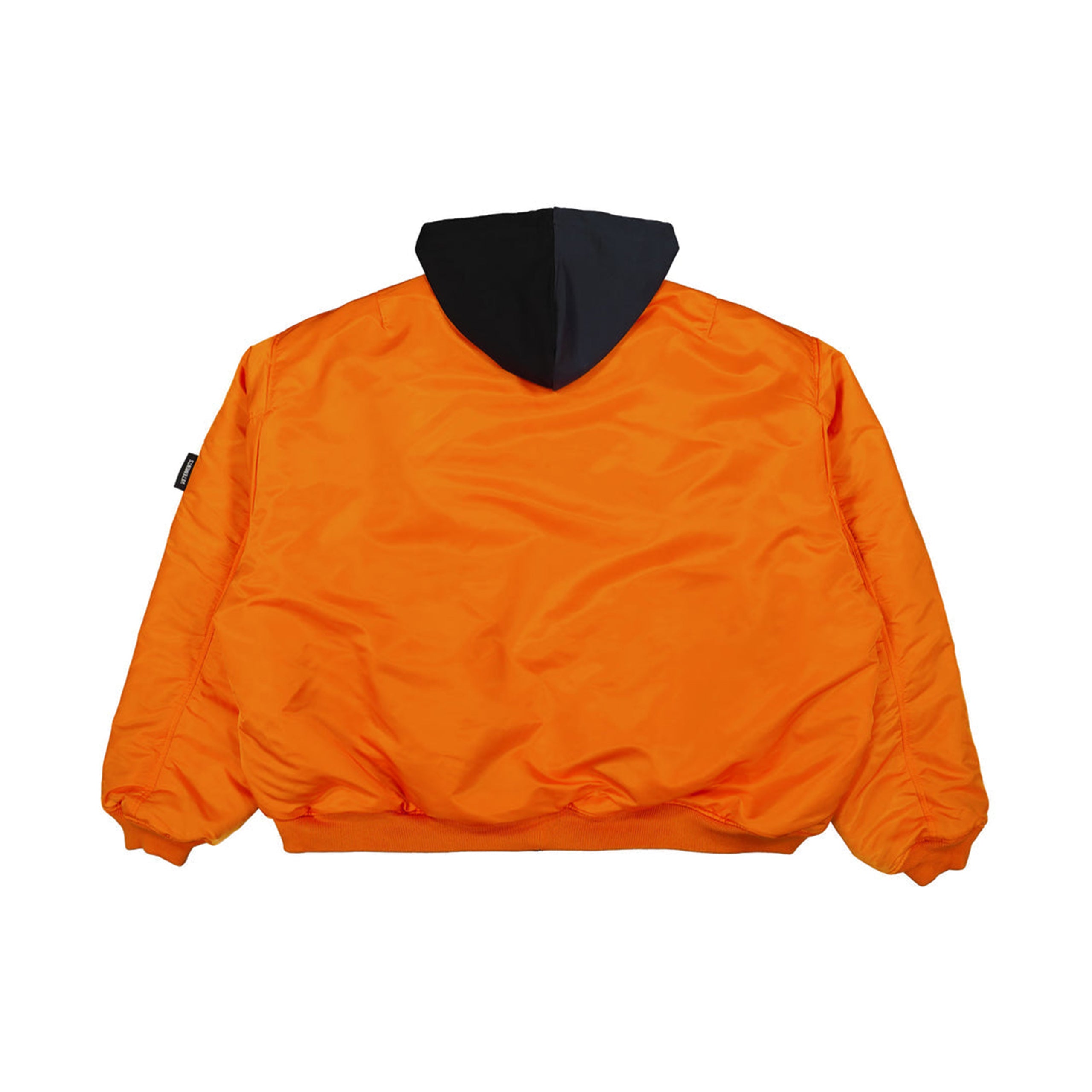 Buy VETEMENTS men split hooded bomber jacket for $528 online on