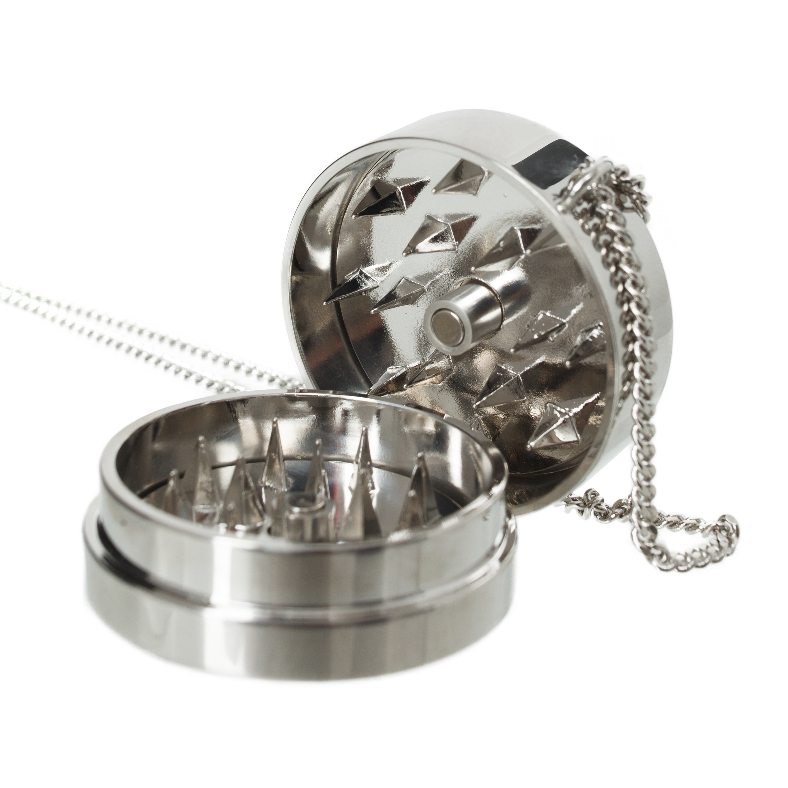 Necklace grinder with logo