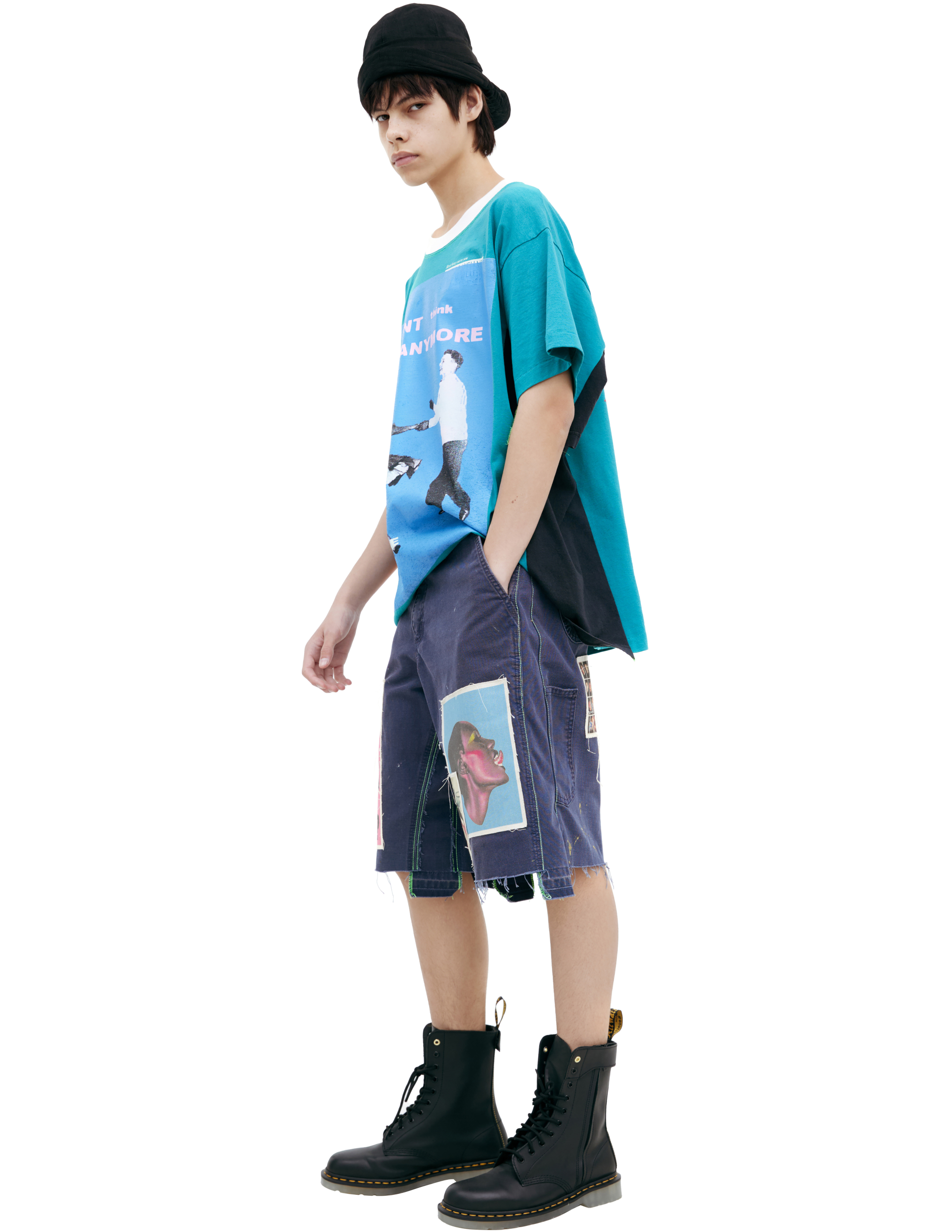 Better With Age Patch Denim Shorts