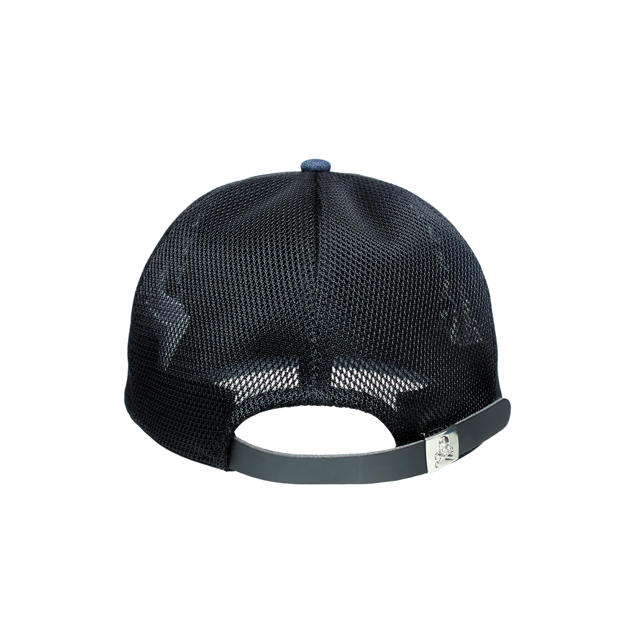 Buy Mastermind WORLD men blue embroidered logo denim cap for