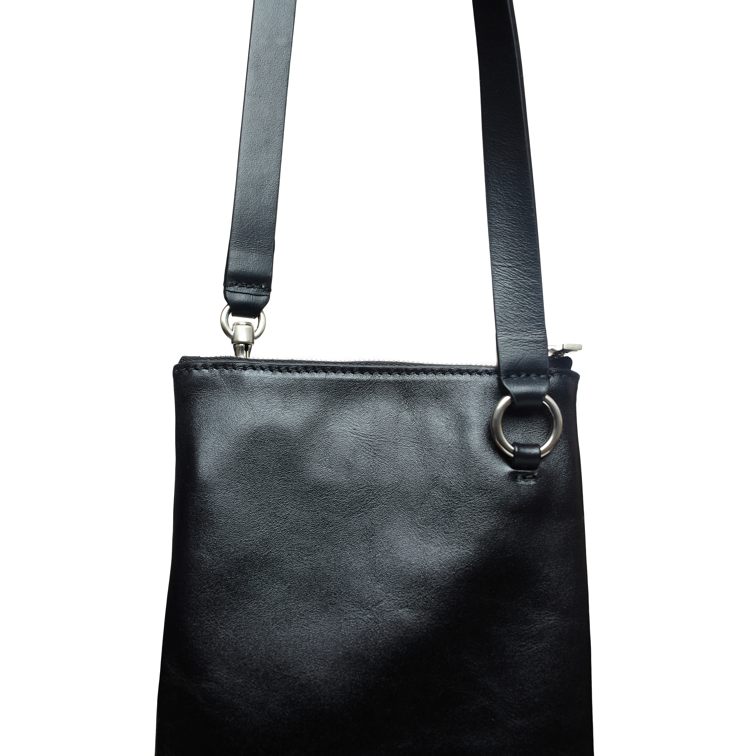 Shop Jil Sander Black Pouch Bag