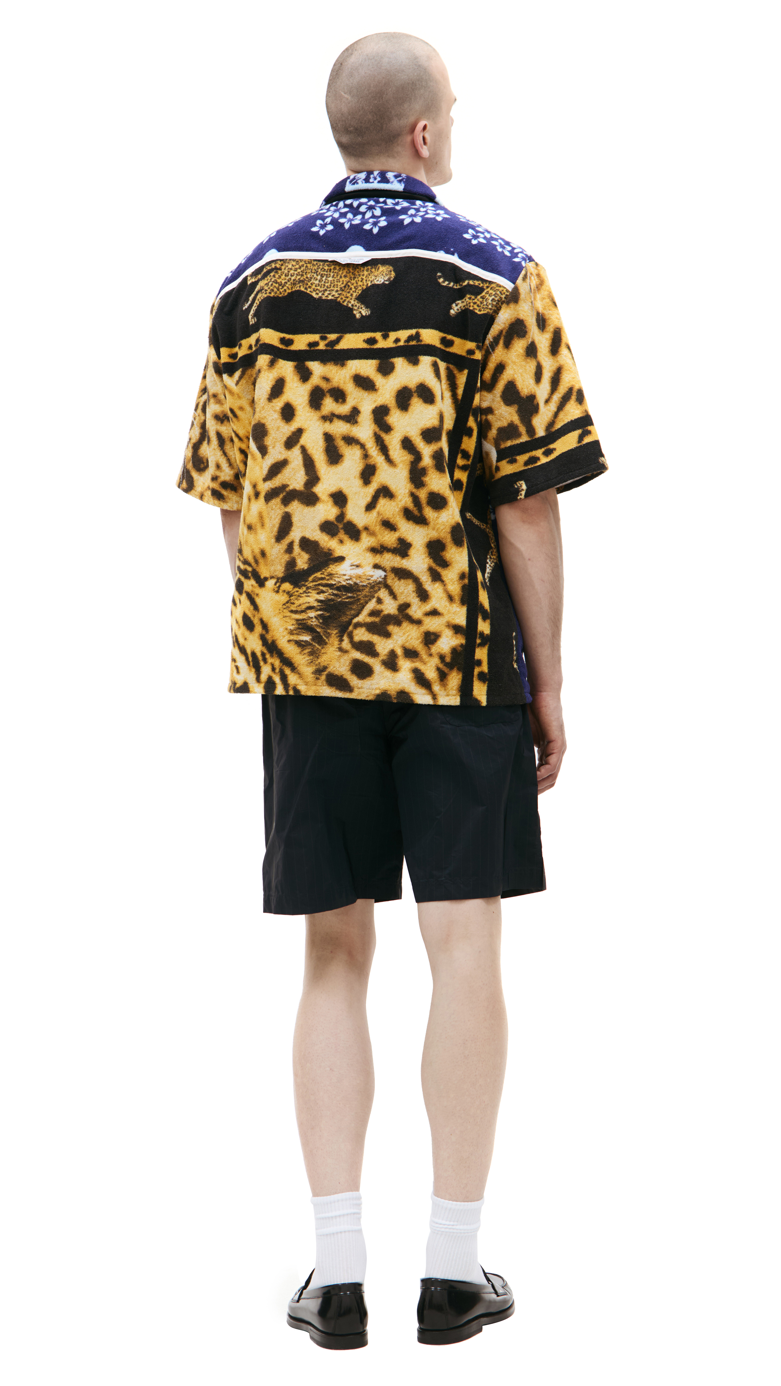 Buy MARINE SERRE men multicolor animal printed shirt for