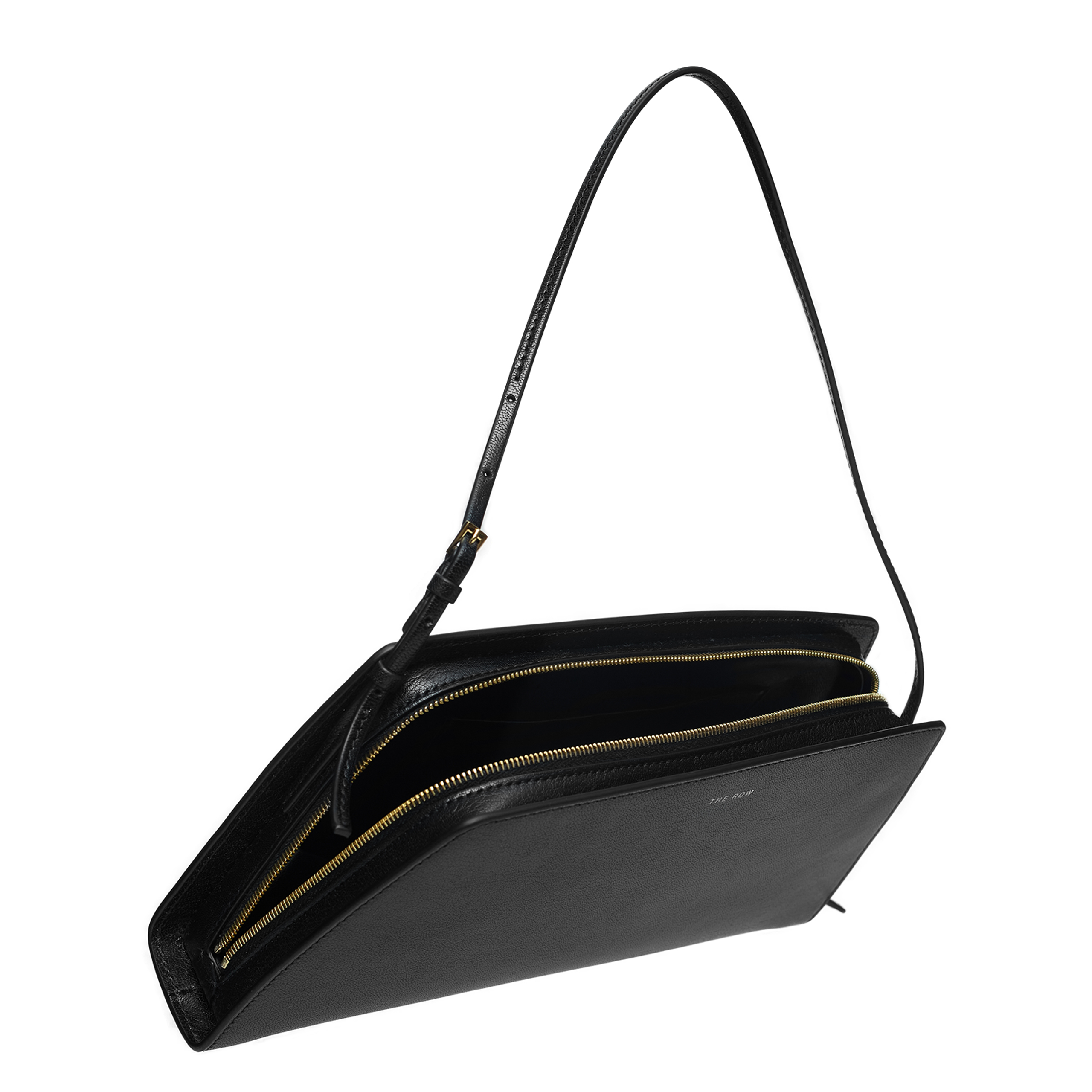 The Row Dalia Shoulder Bag In Black