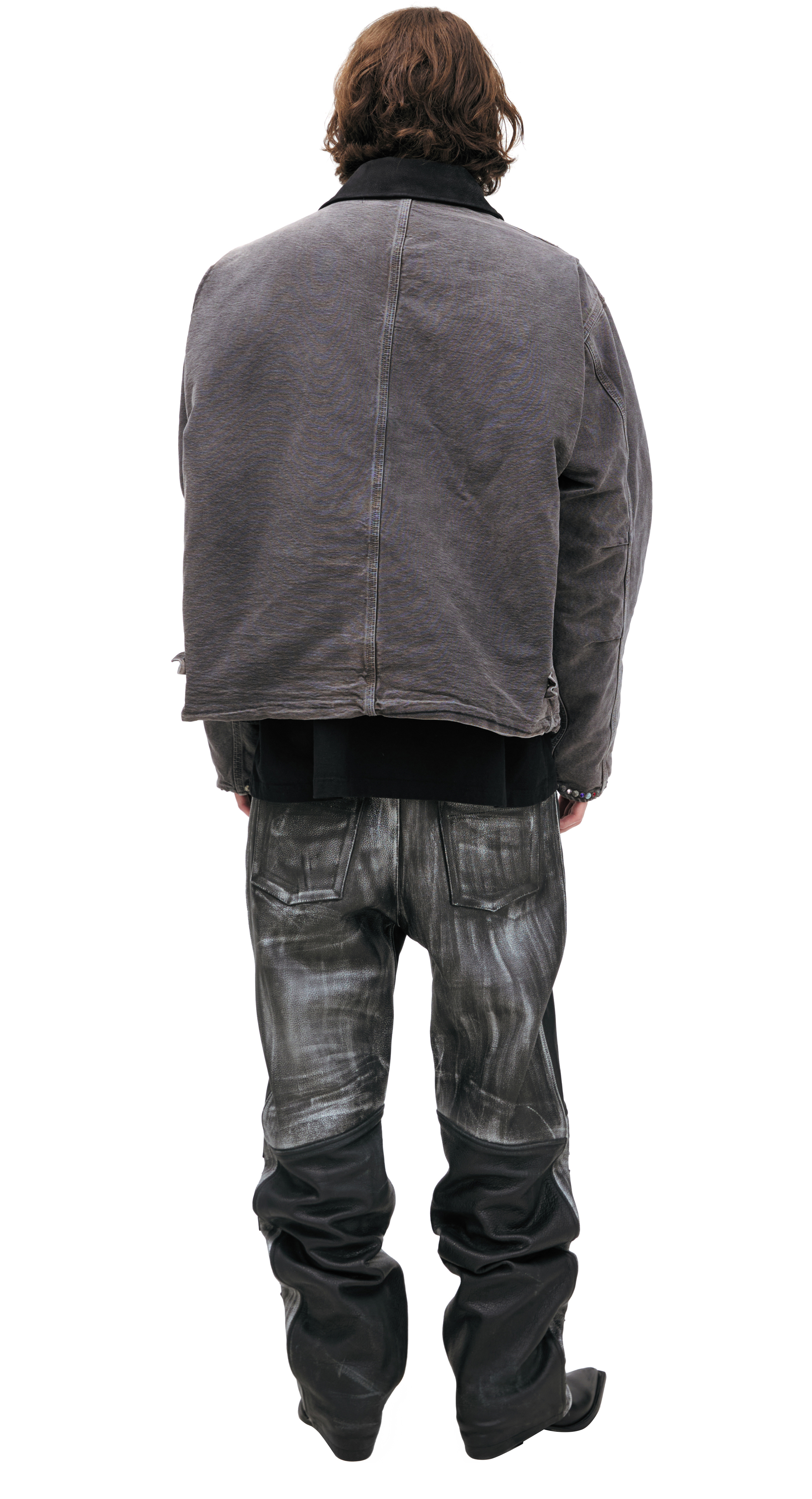 Buy Satoshi Nakamoto men grey whatever it takes jacket for $2,700