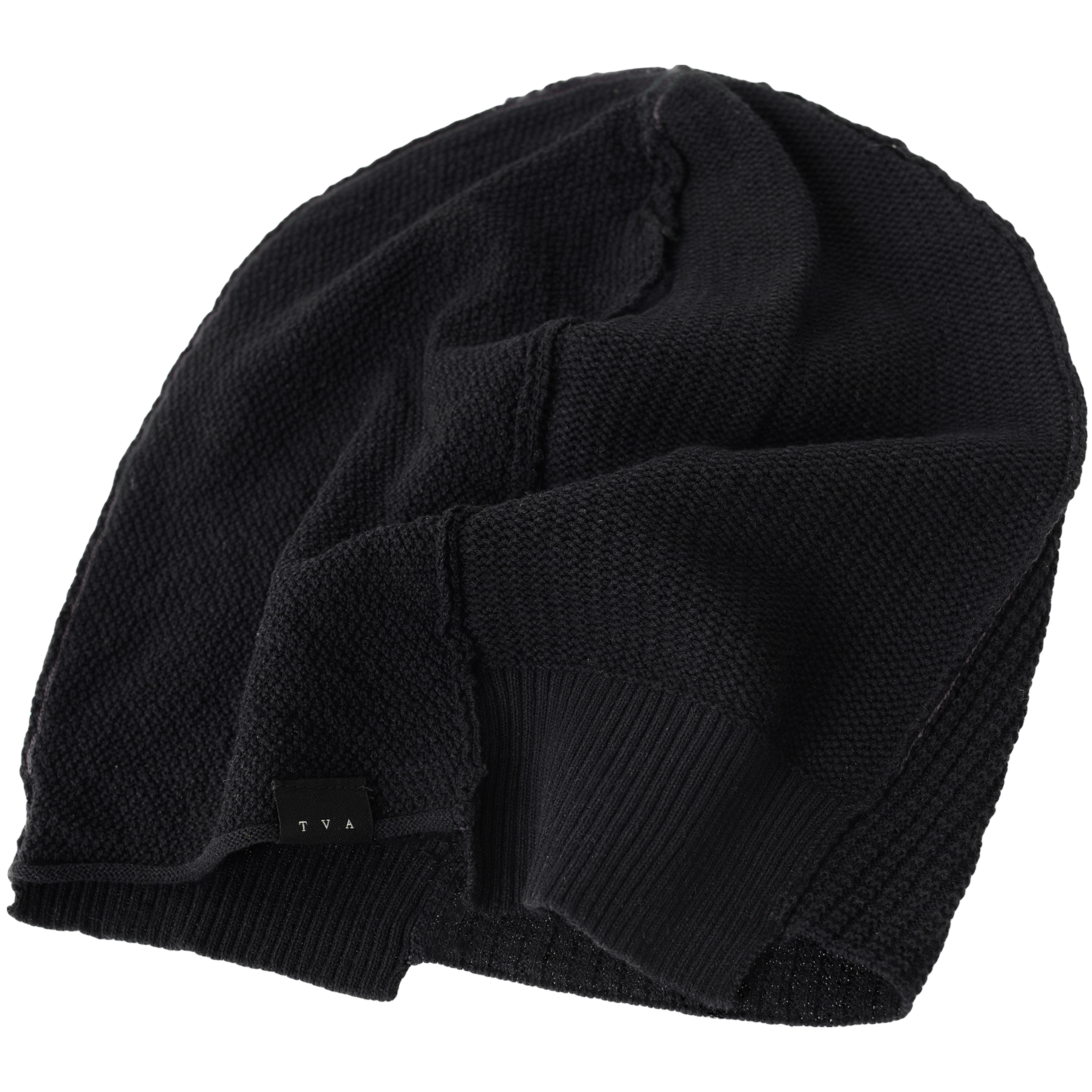 Shop The Viridi-anne Black Cotton Beanie