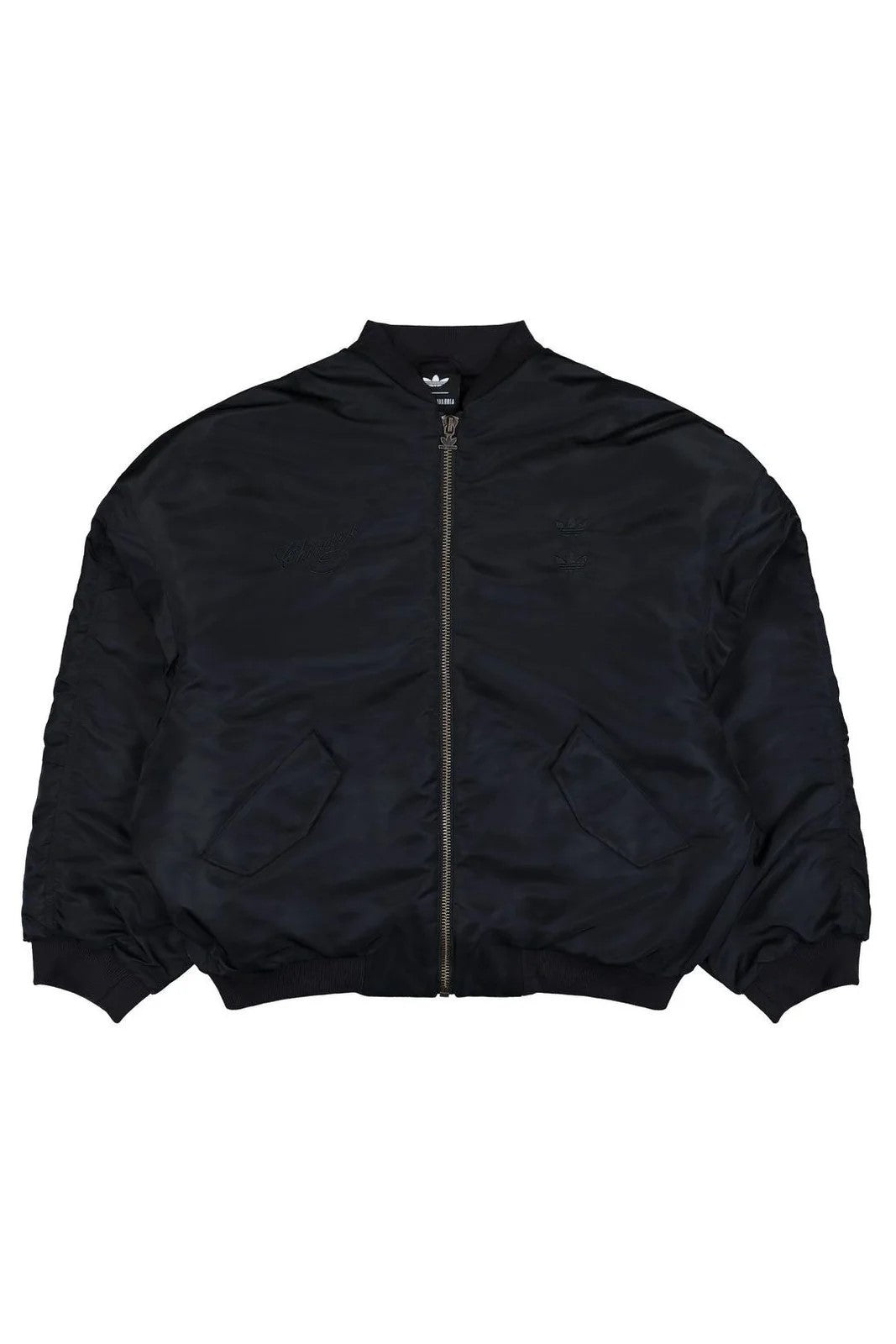 Buy Adidas men x willy chavarria satin bomber jacket for $500