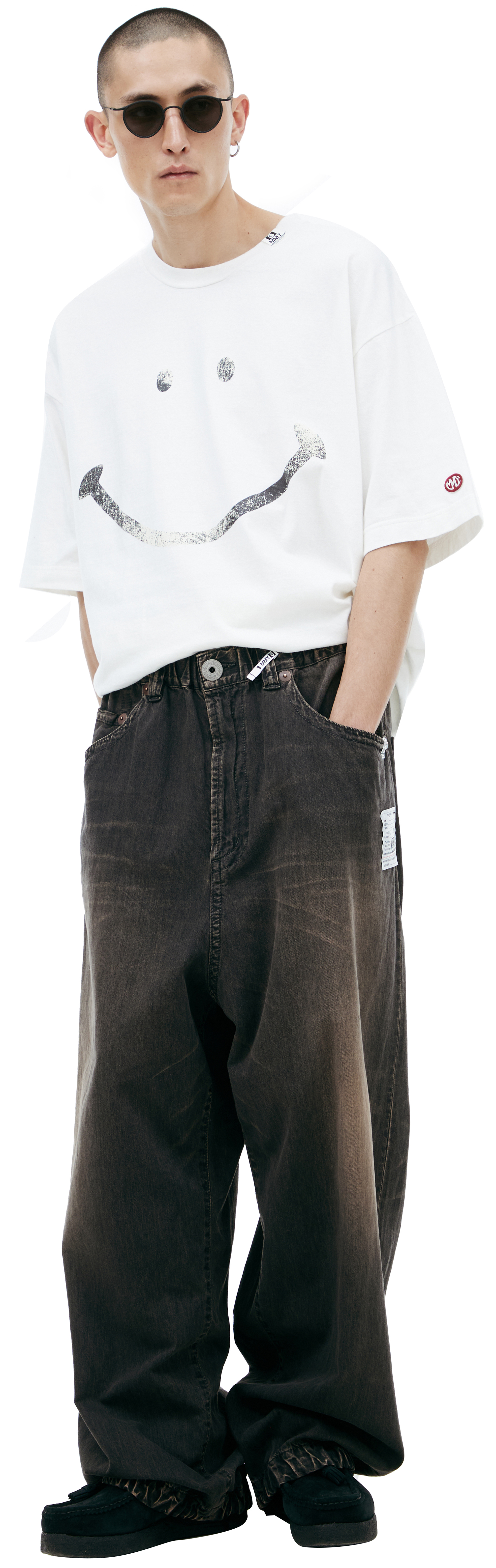 Buy Maison Mihara Yasuhiro men black jeans with a pocket
