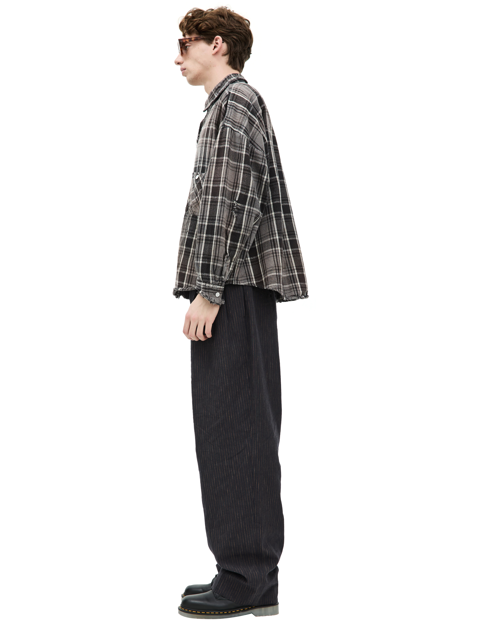 Saint Mxxxxxx Grey Button-down Shirt In Grey