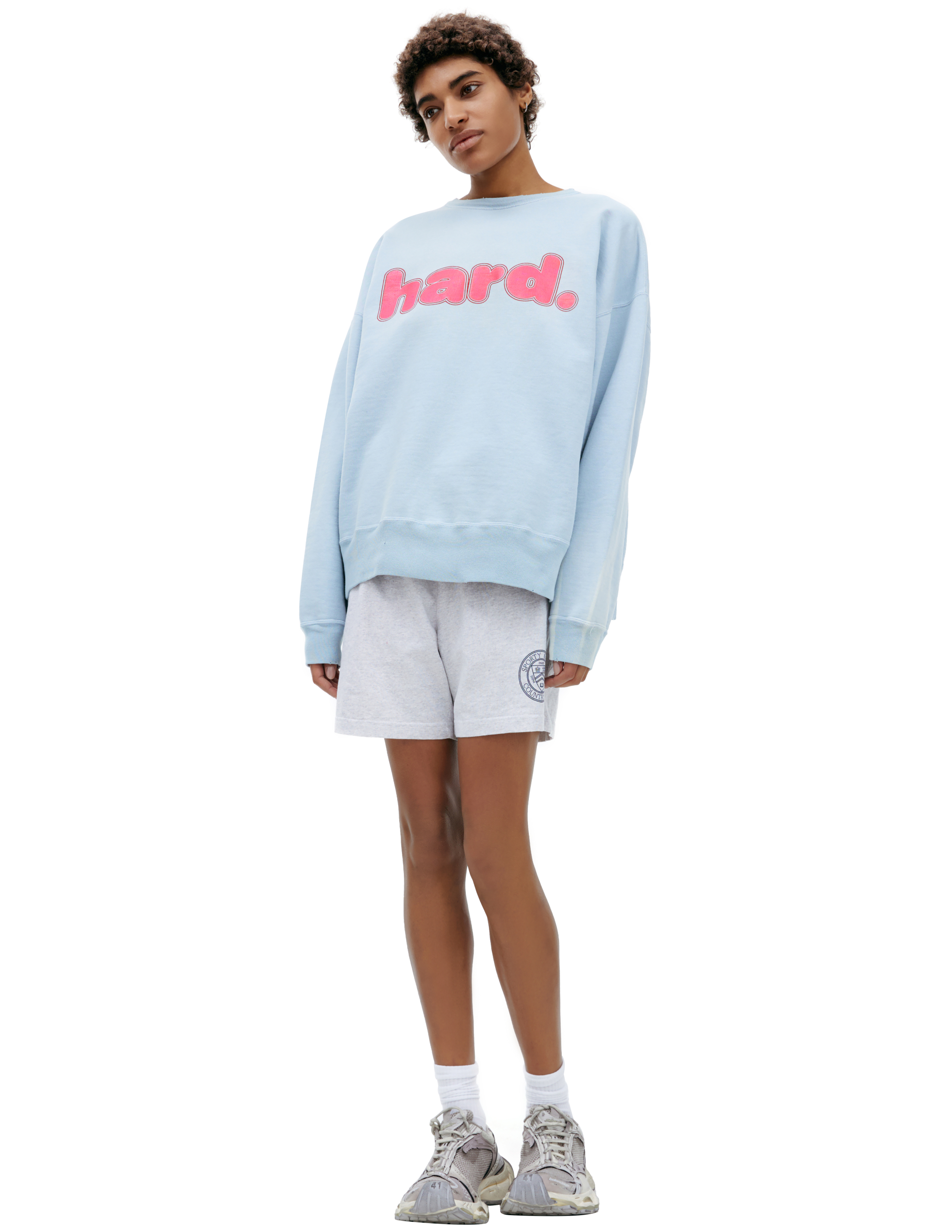 'Hard' print sweatshirt