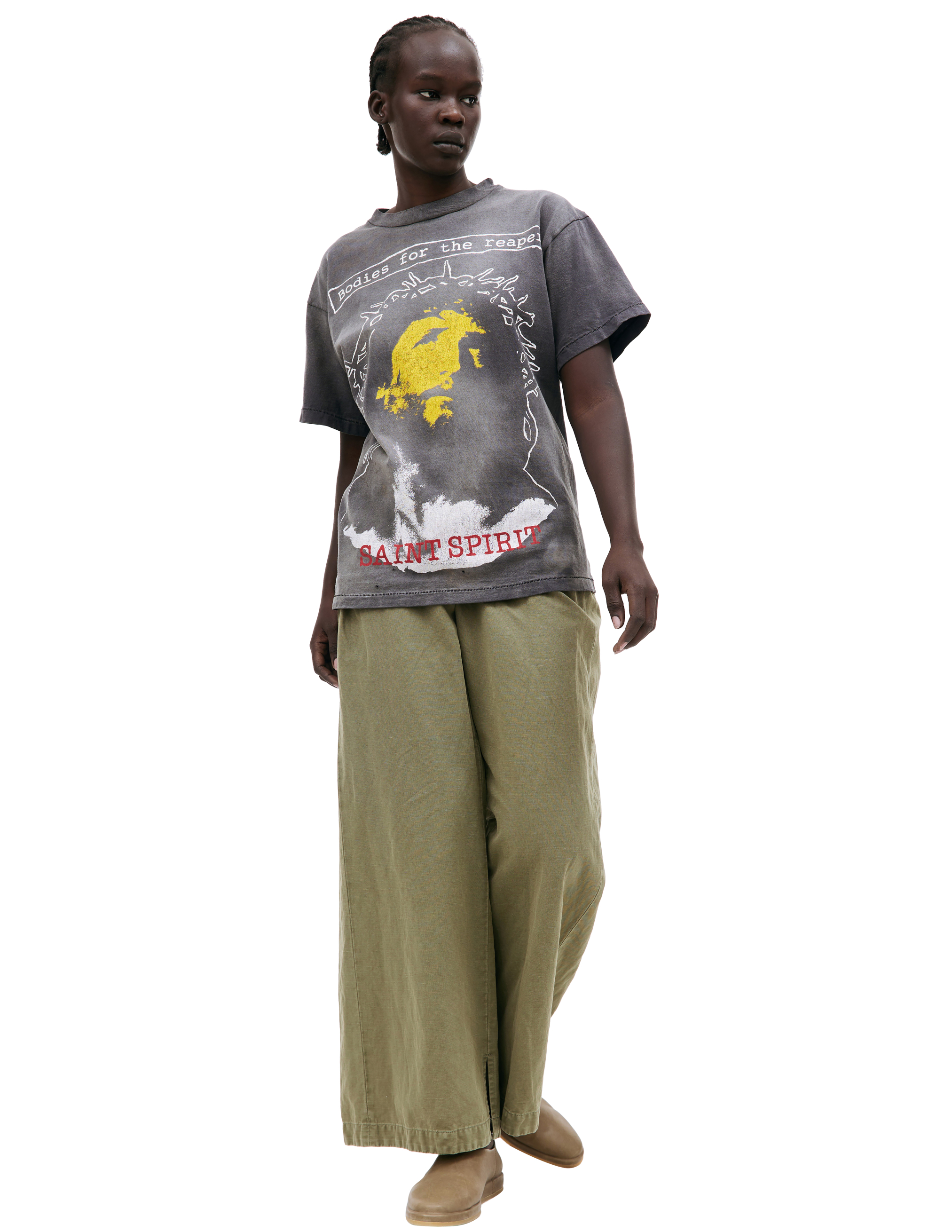 Saint Michael 'Bodies for the reaper' printed t-shirt