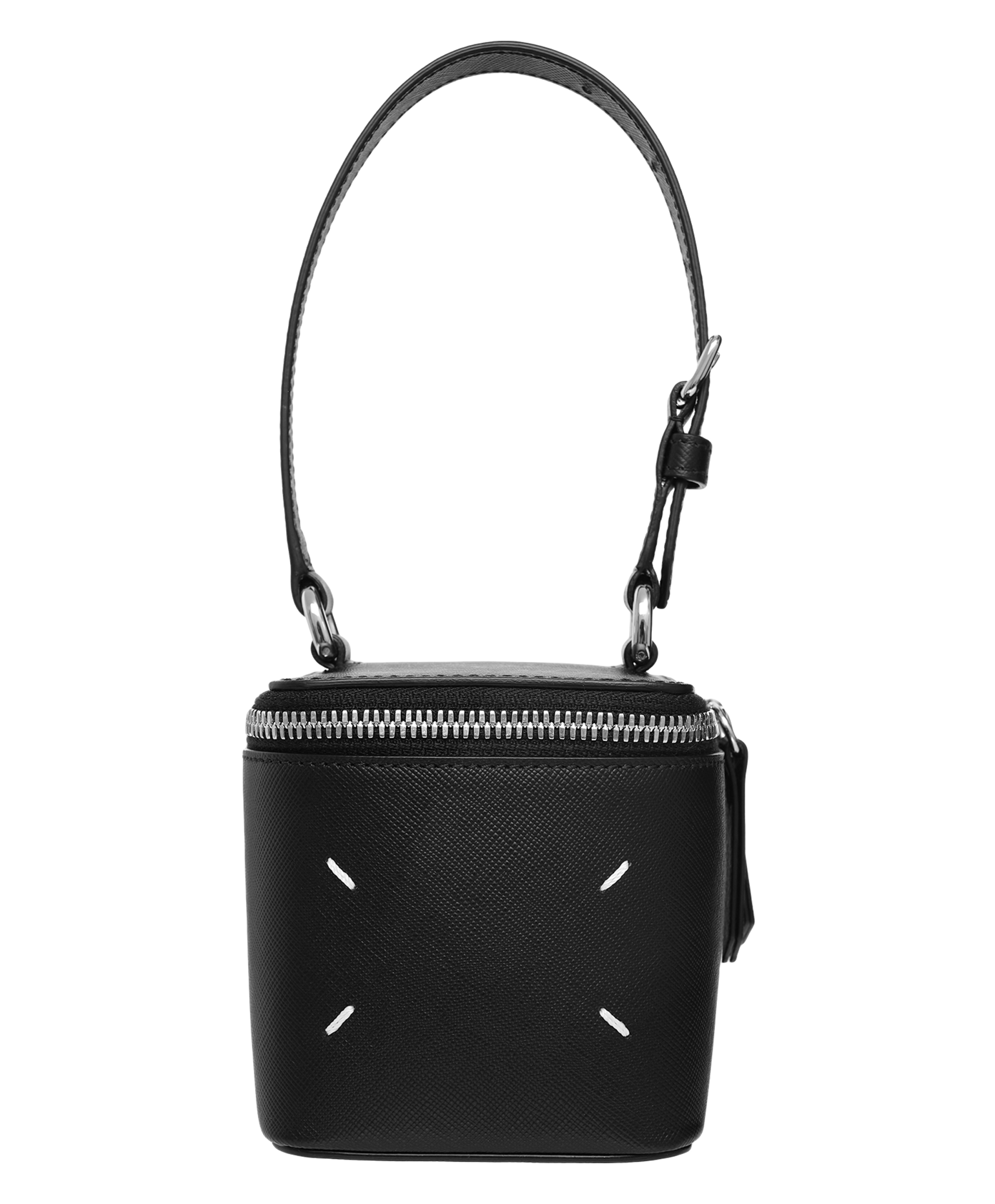 Shop Maison Margiela Micro Cube Handbag In Black