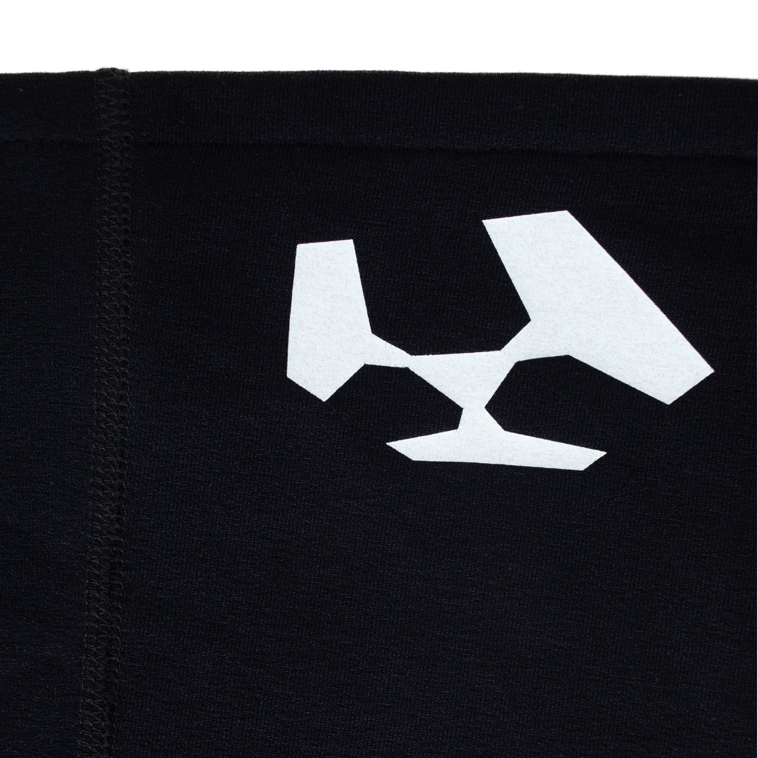 Shop Acronym Black Logo Snood Scarf