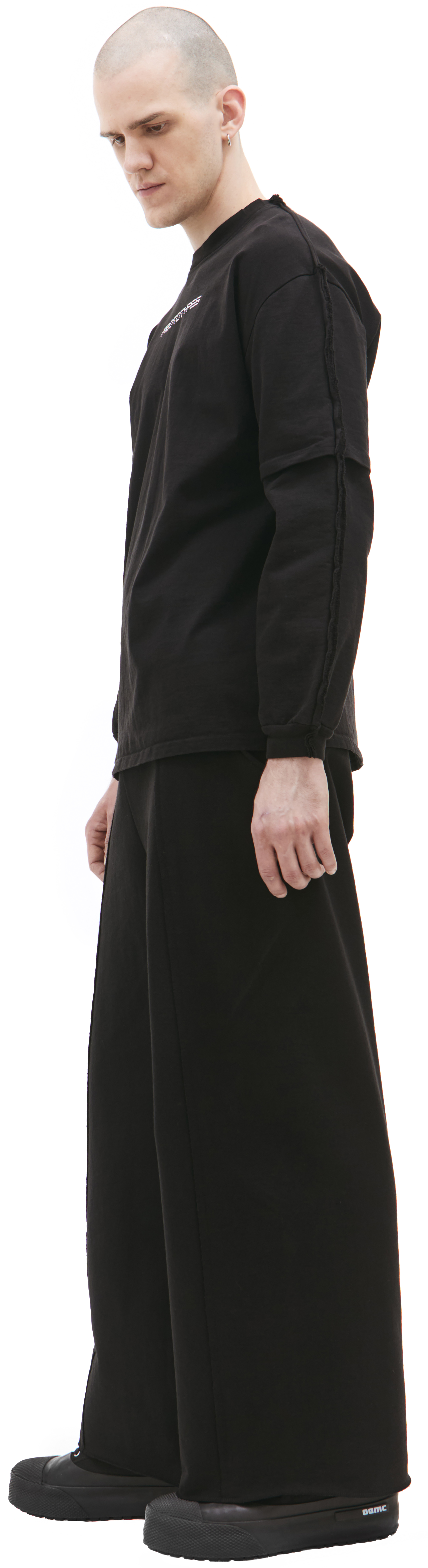 Buy PROTOTYPES men black logo longsleeve for $185 online on