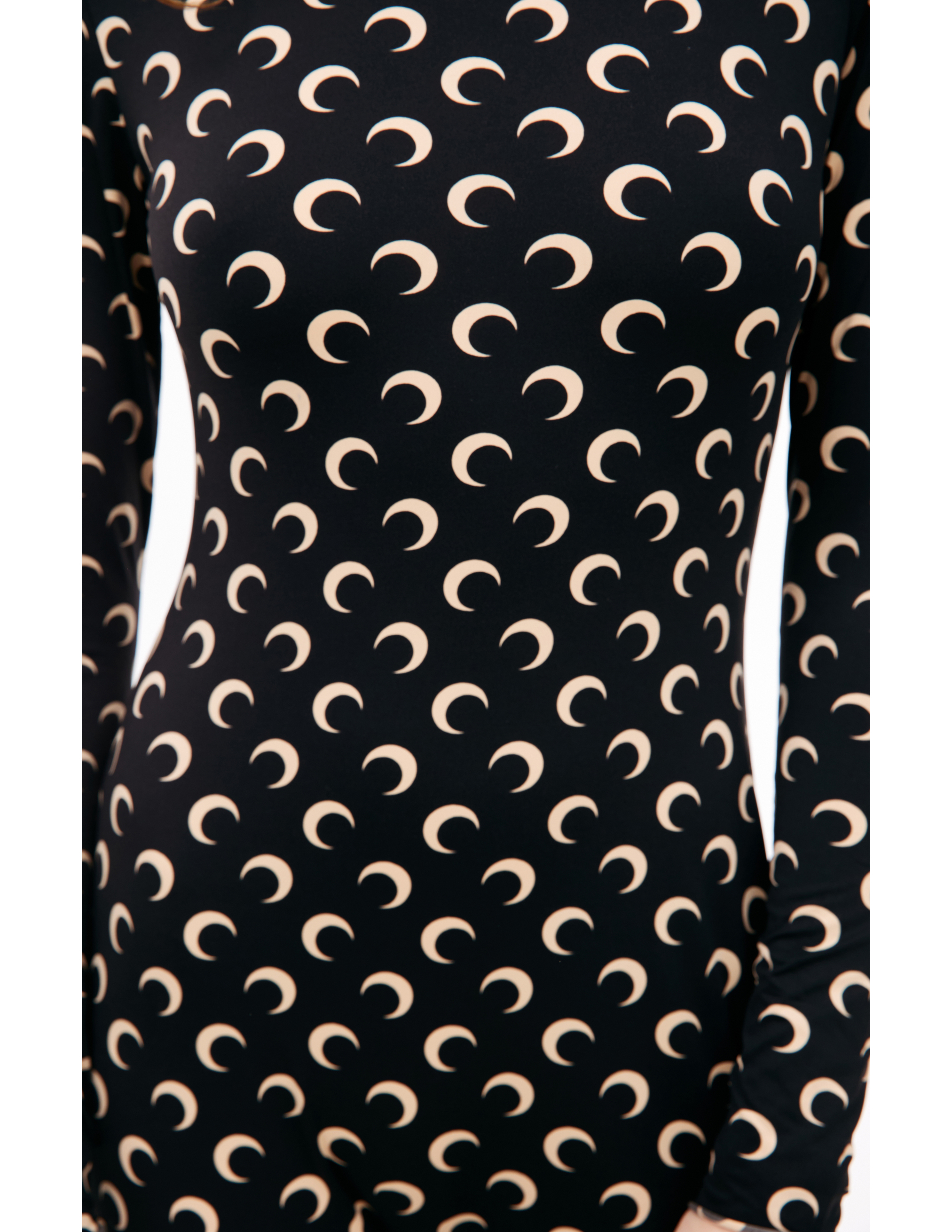 Marine Serre Moon Printed Jumpsuit In Black