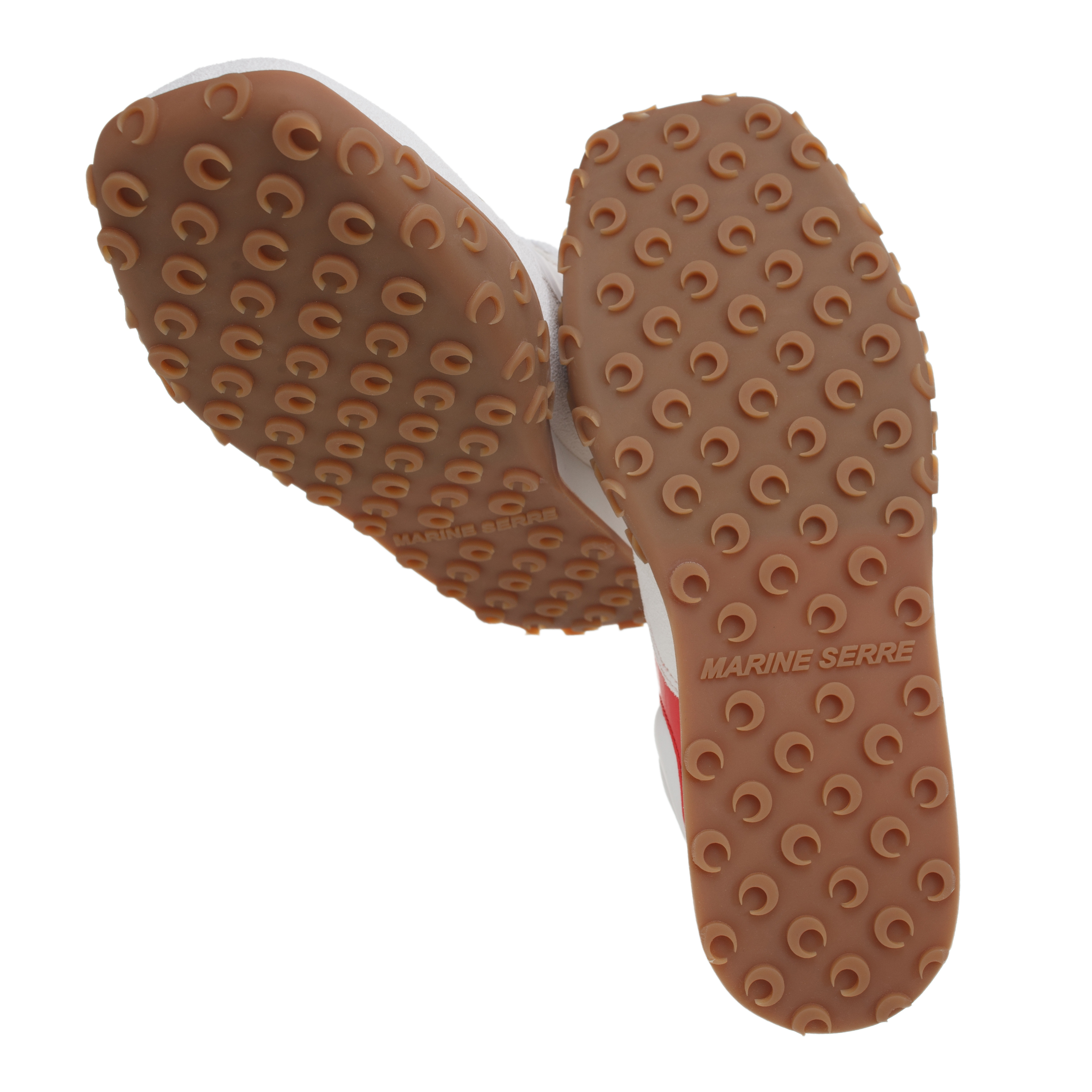 Buy MARINE SERRE women white ms rise sneakers for $339