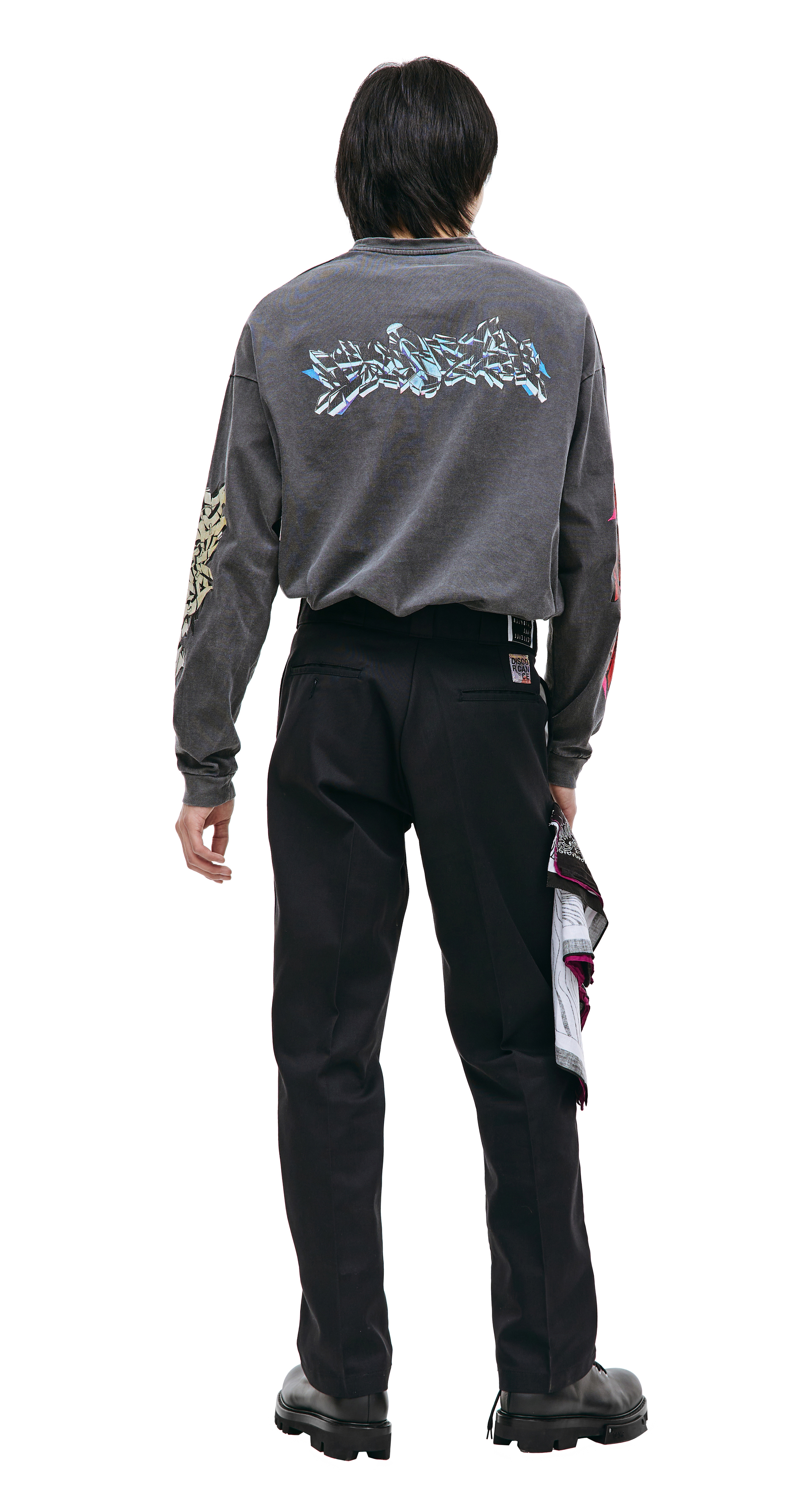 Buy Children of the discordance men black trousers with