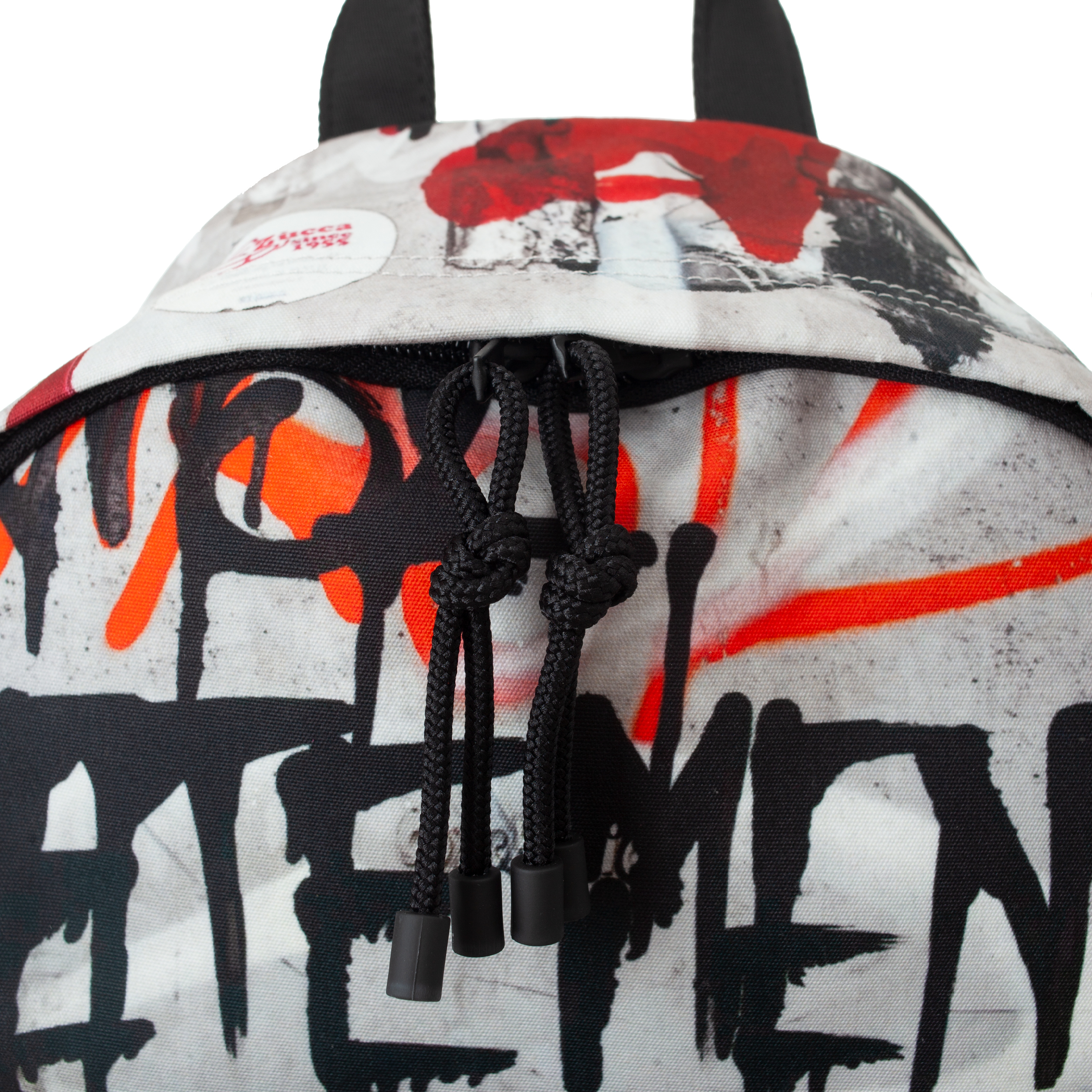Shop Vetements Graffiti Printed Mini Backpack In Grey