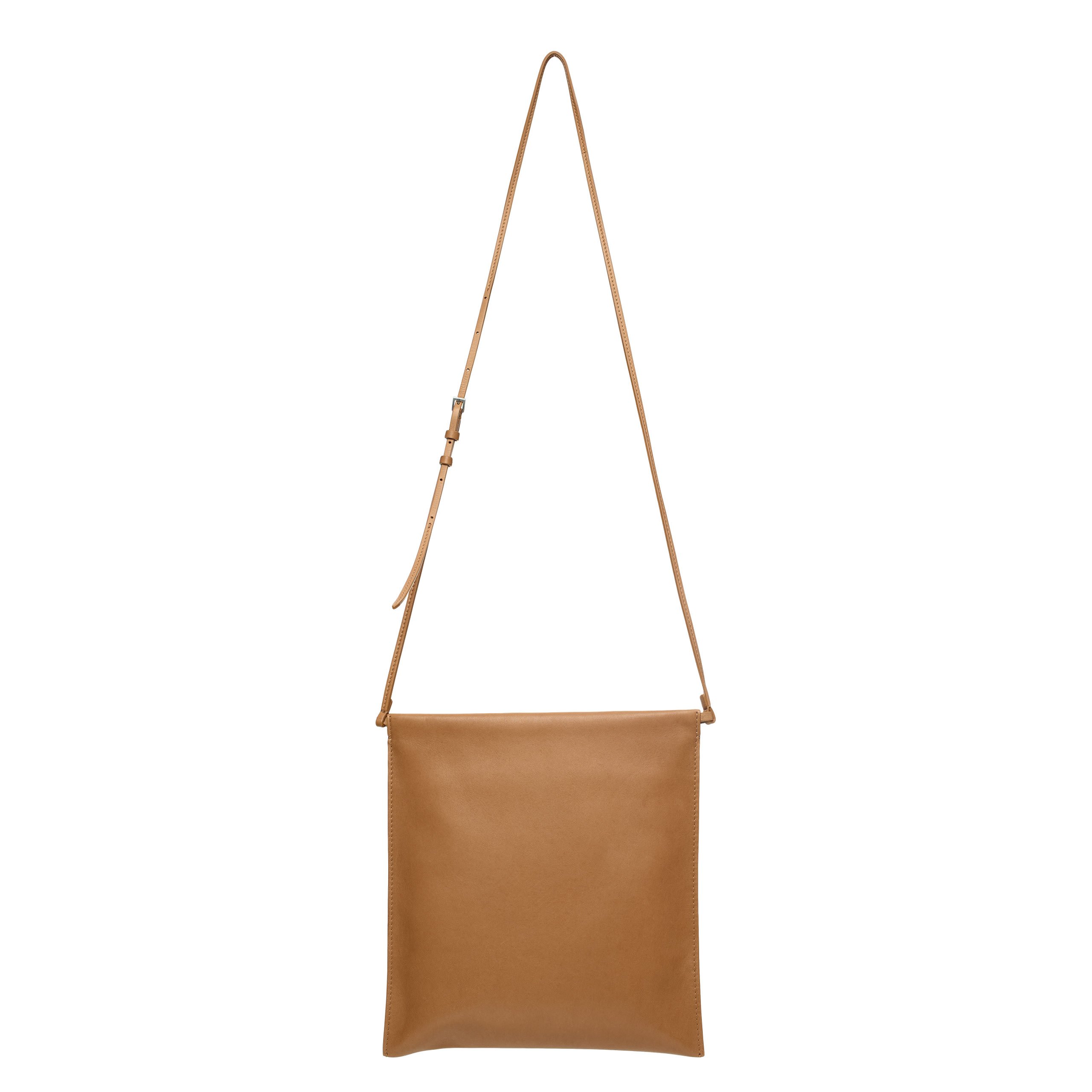 The Row Leather Medicine Bag In Brown