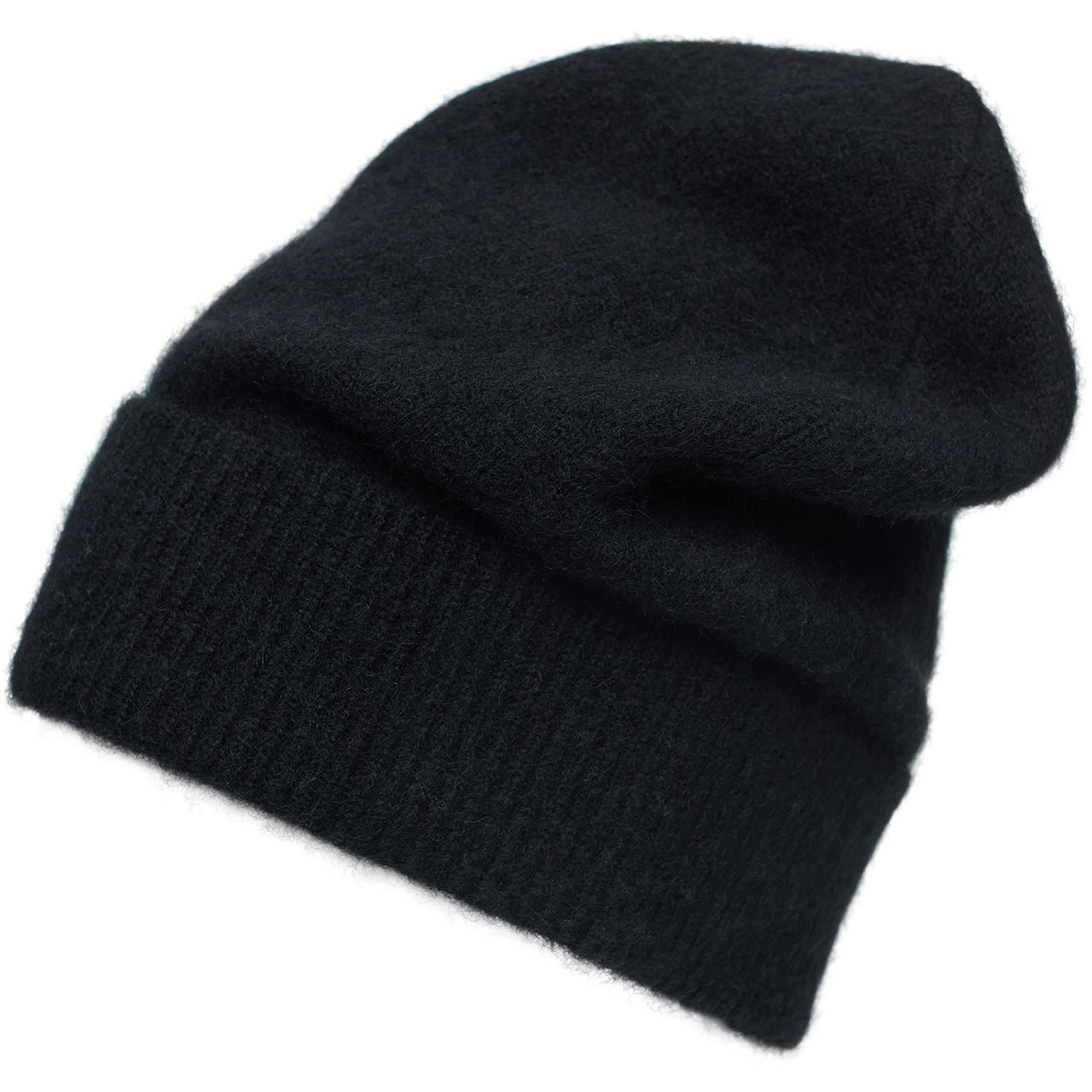 The Row Cashmere Knit Beanie In Black