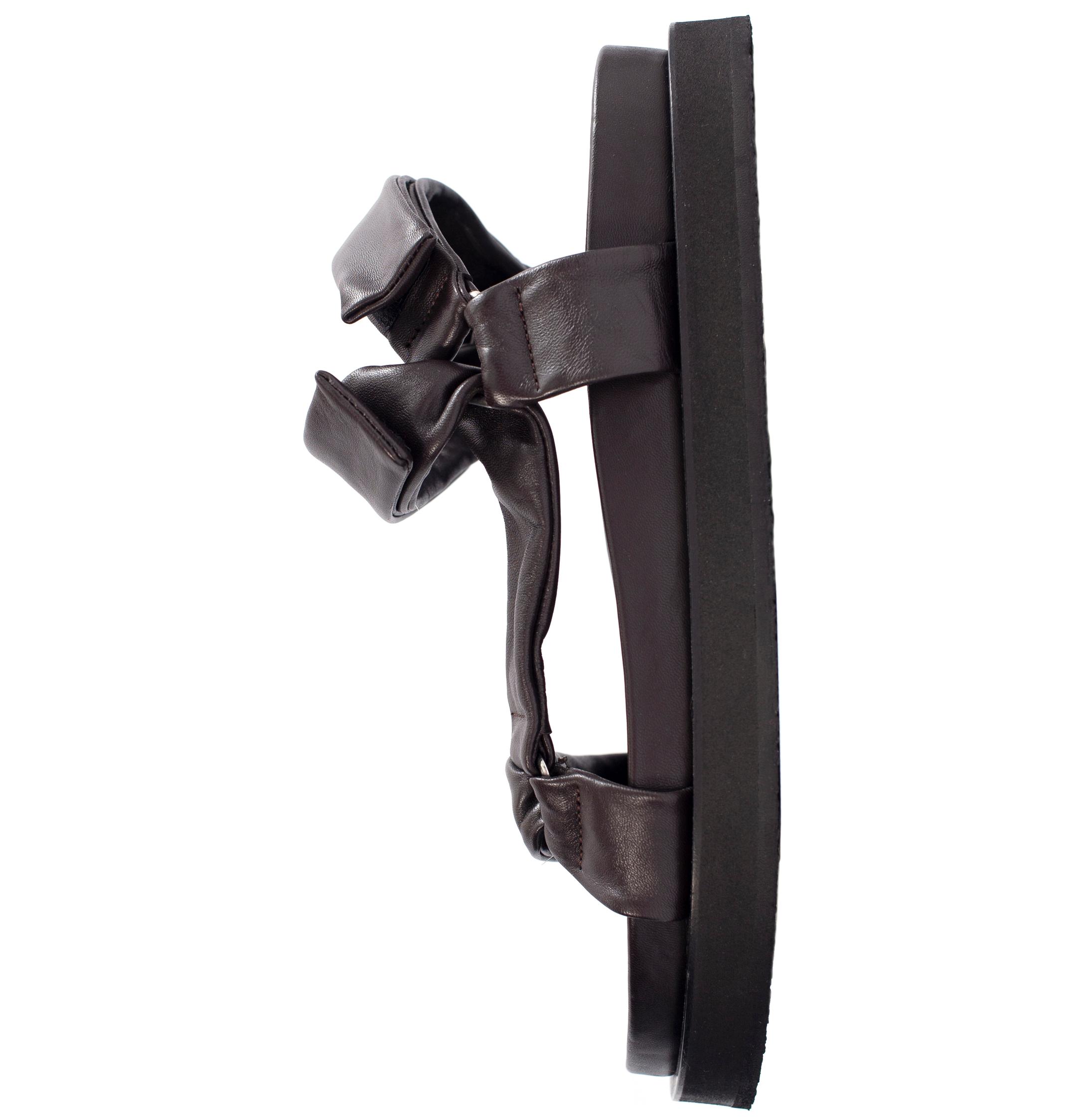 Buy Jil Sander men brown leather sandals for €160 online on Buy Jil Sander men brown leather sandals for €160 online on