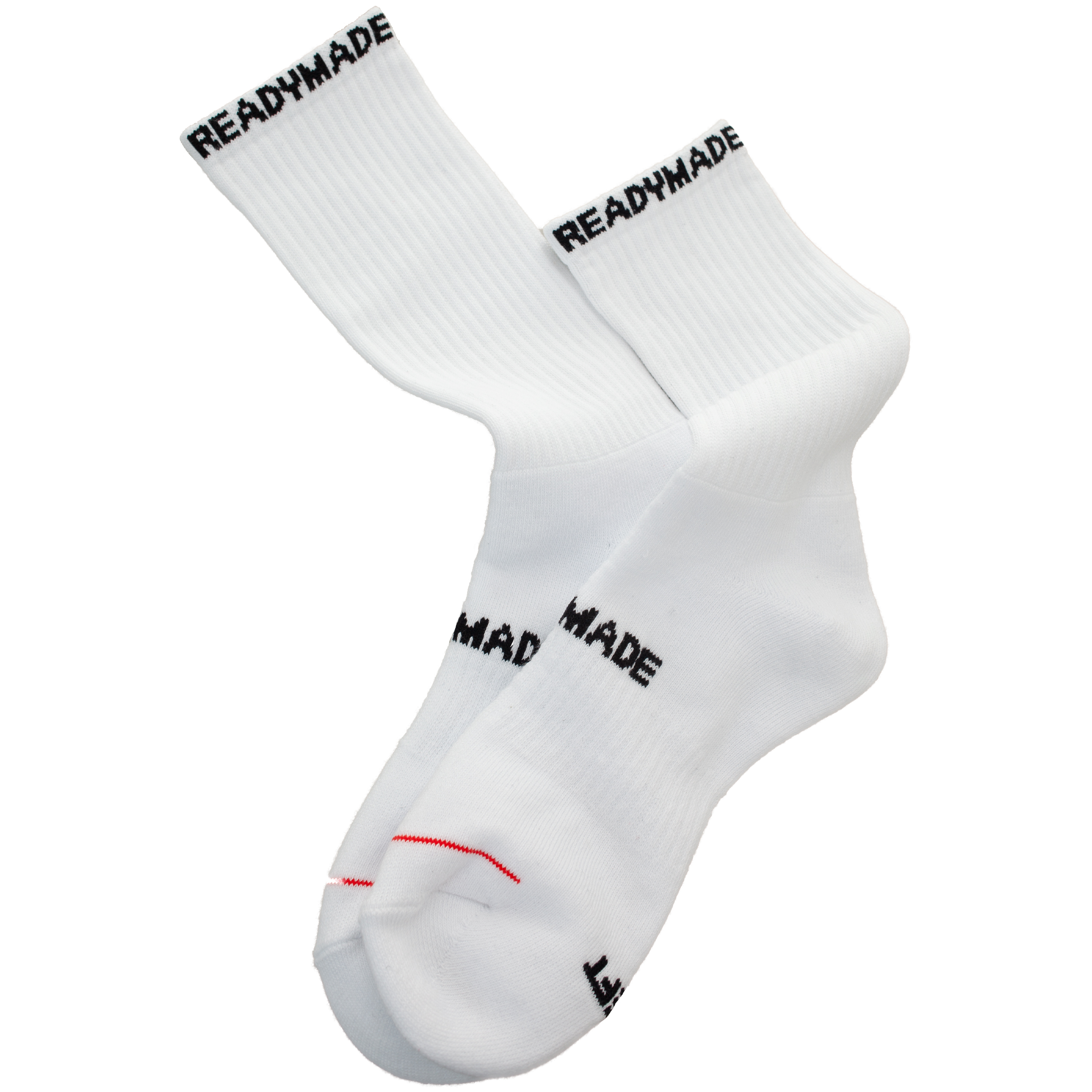 Shop Readymade 3 Pack Logo Socks In White