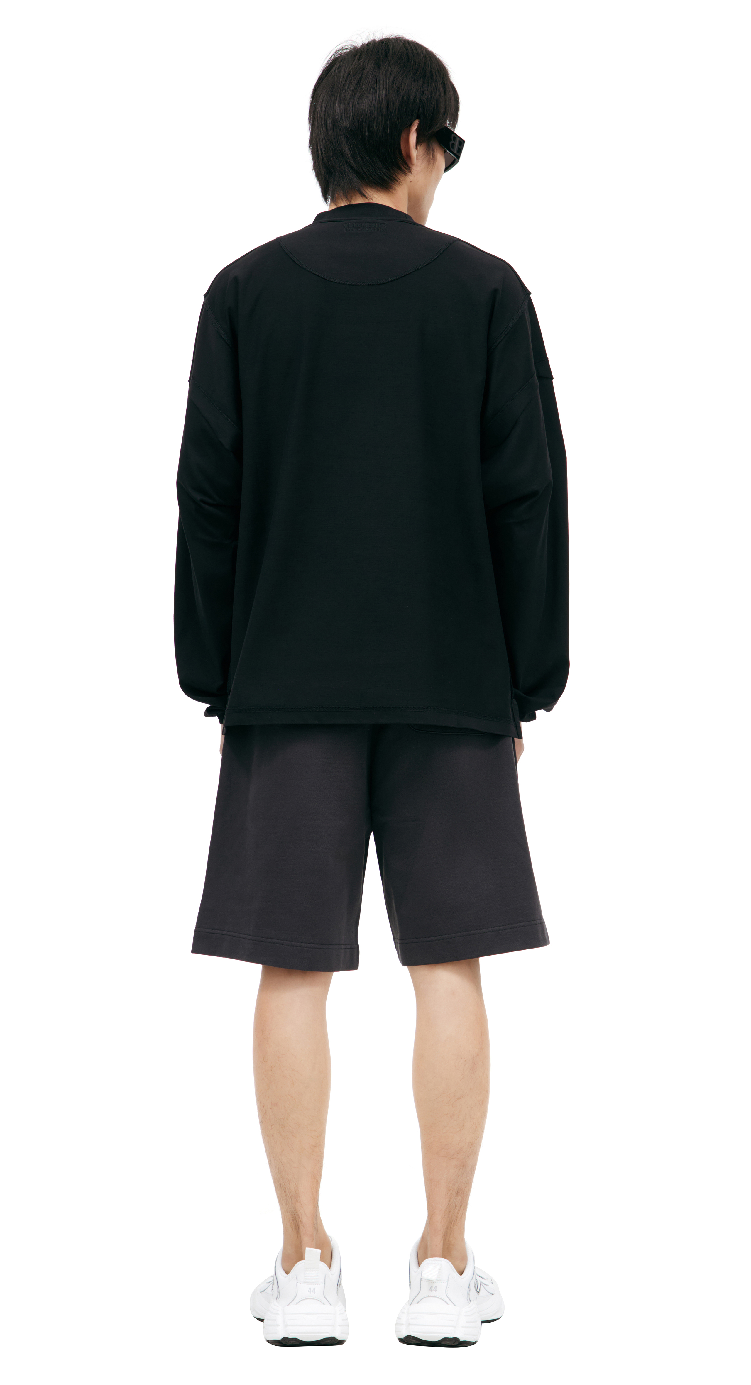Buy VETEMENTS men black shut down longsleeve for $468 online on