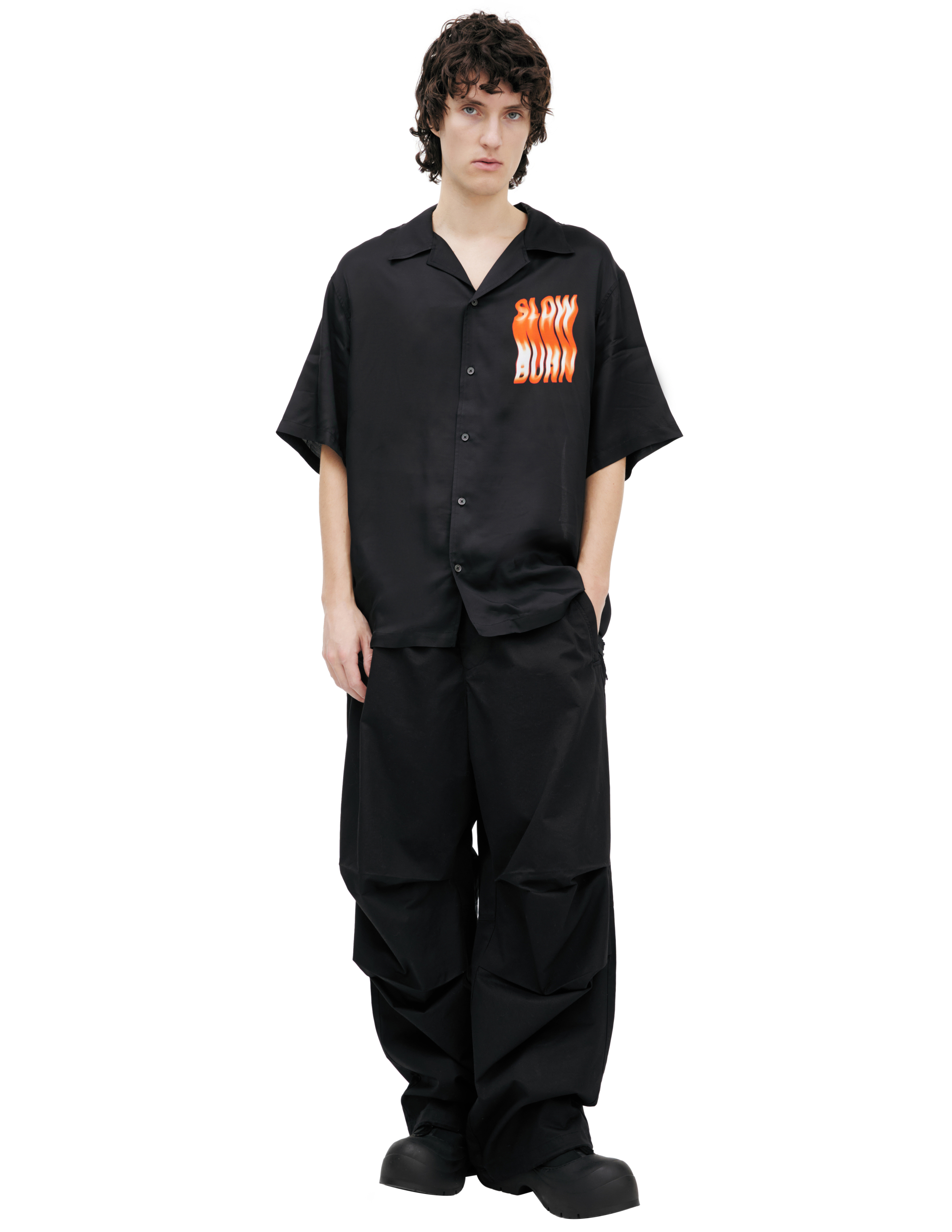 'Slow burn' print shirt