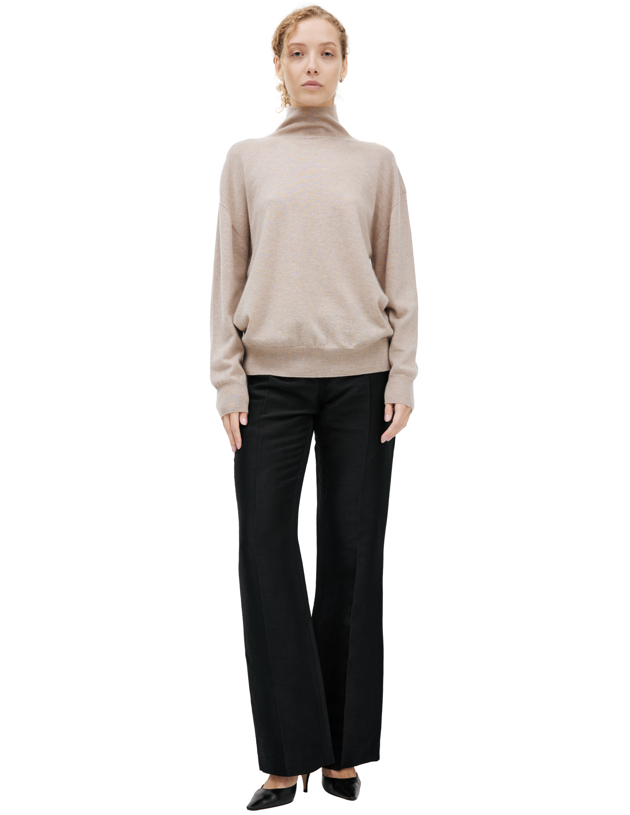 The Row Beige cashmere sweater