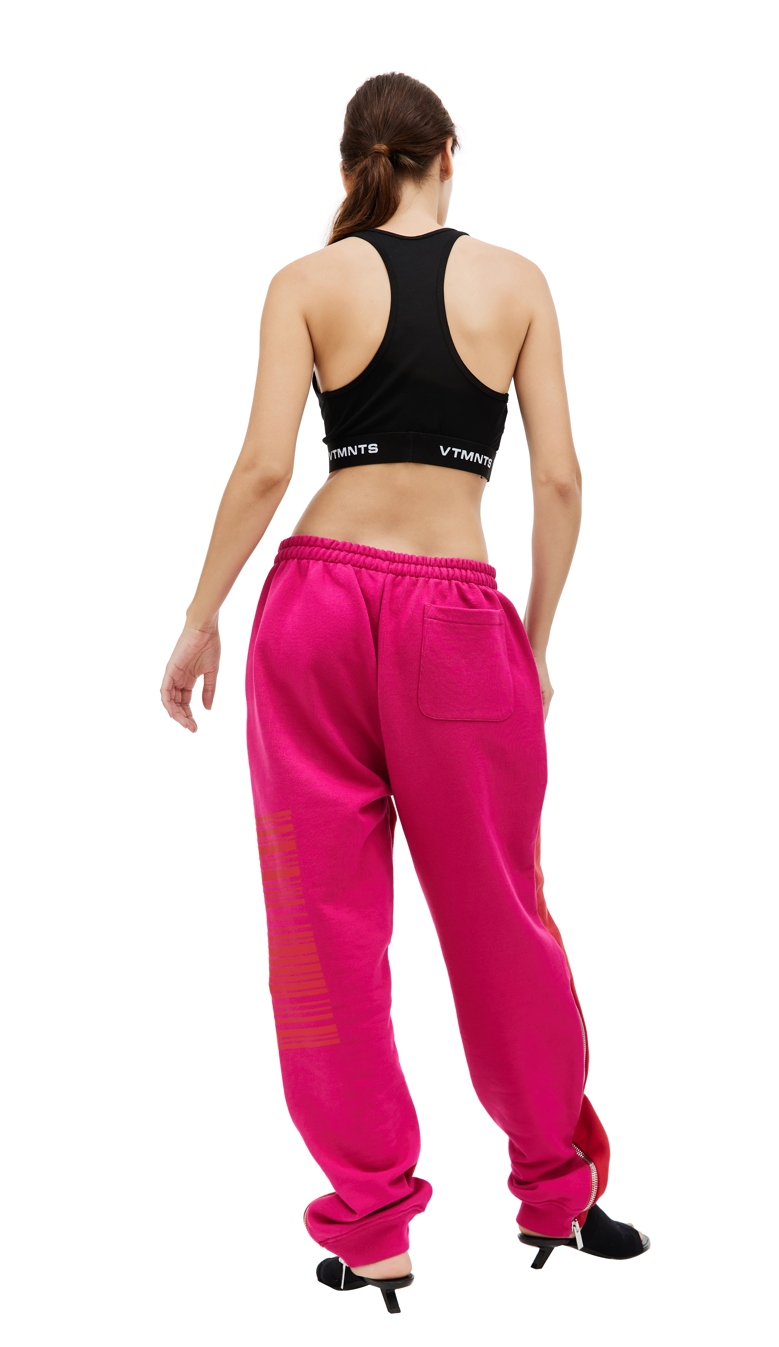 Buy VTMNTS women multicolor international printed sweatpants