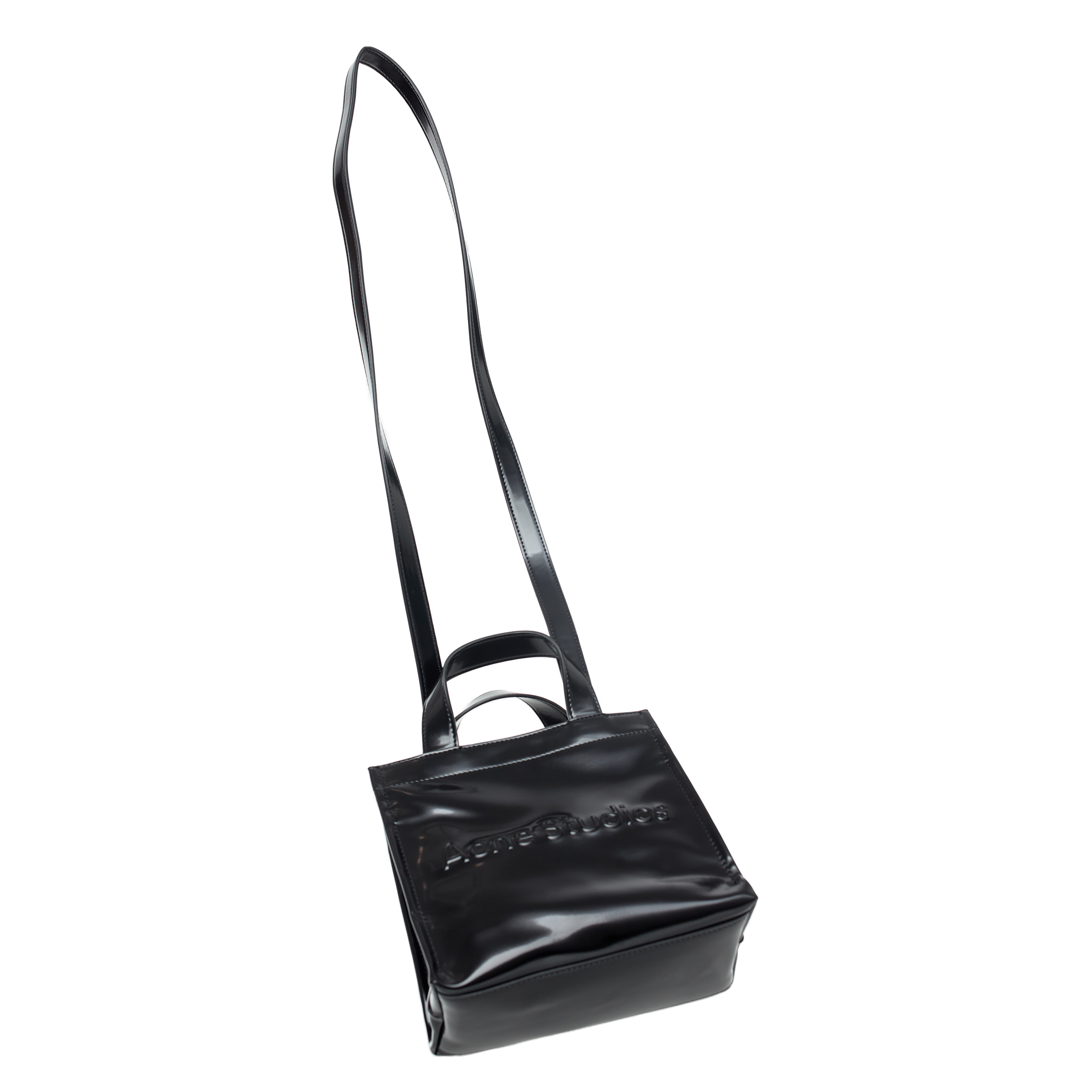 Acne Studios Black Mini Tote Bag In Black