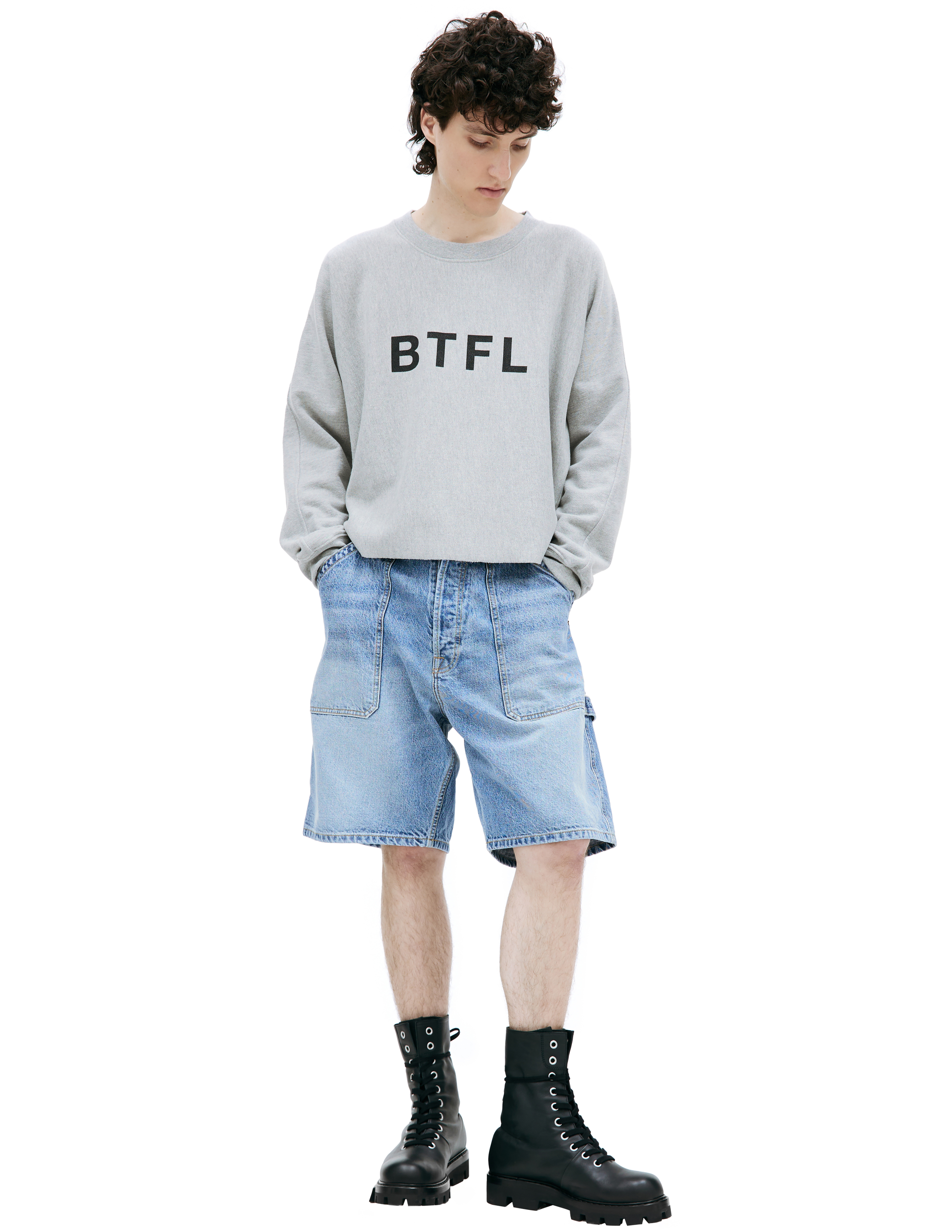 BTFL Cropped sweatshirt with logo