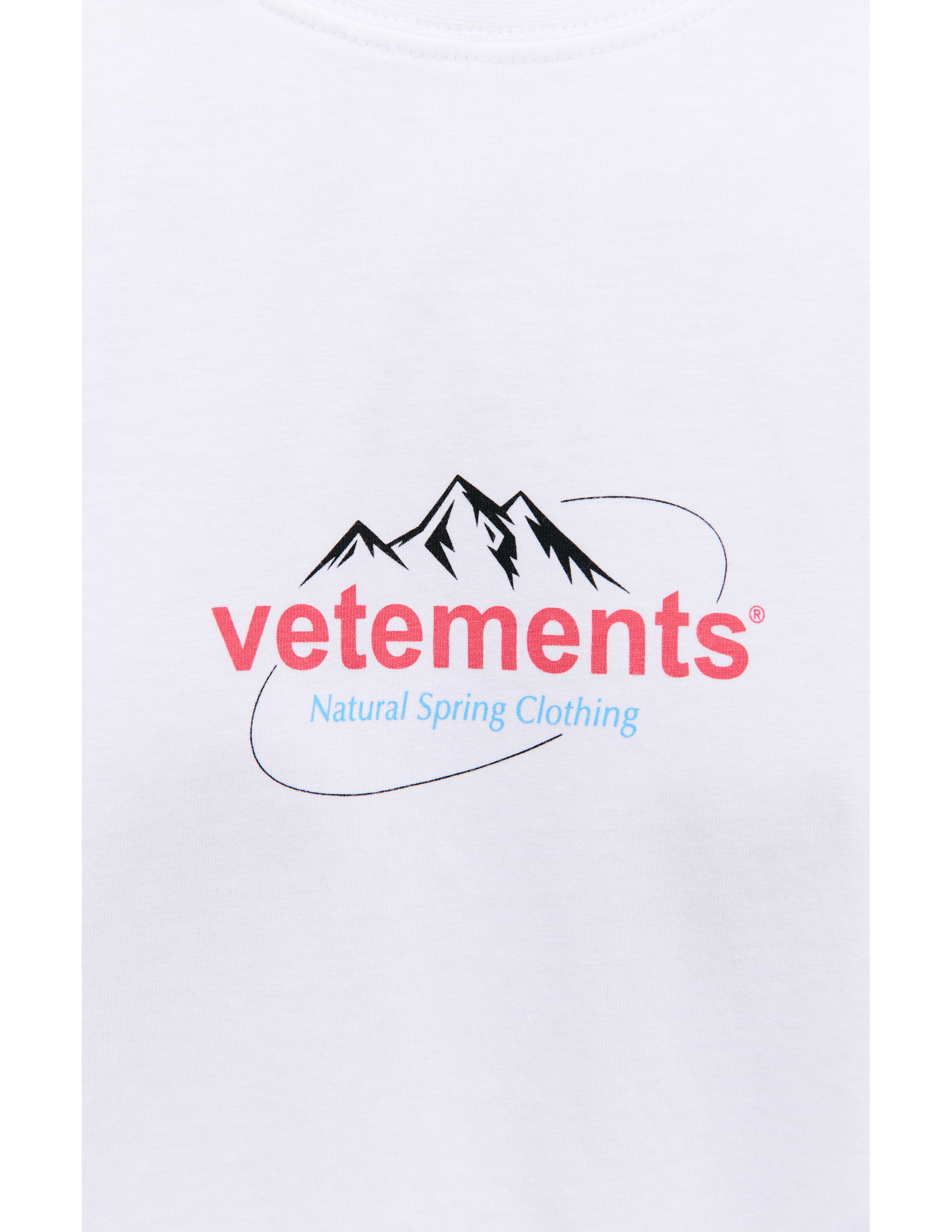 Shop Vetements Spring Water Printed T-shirt In White