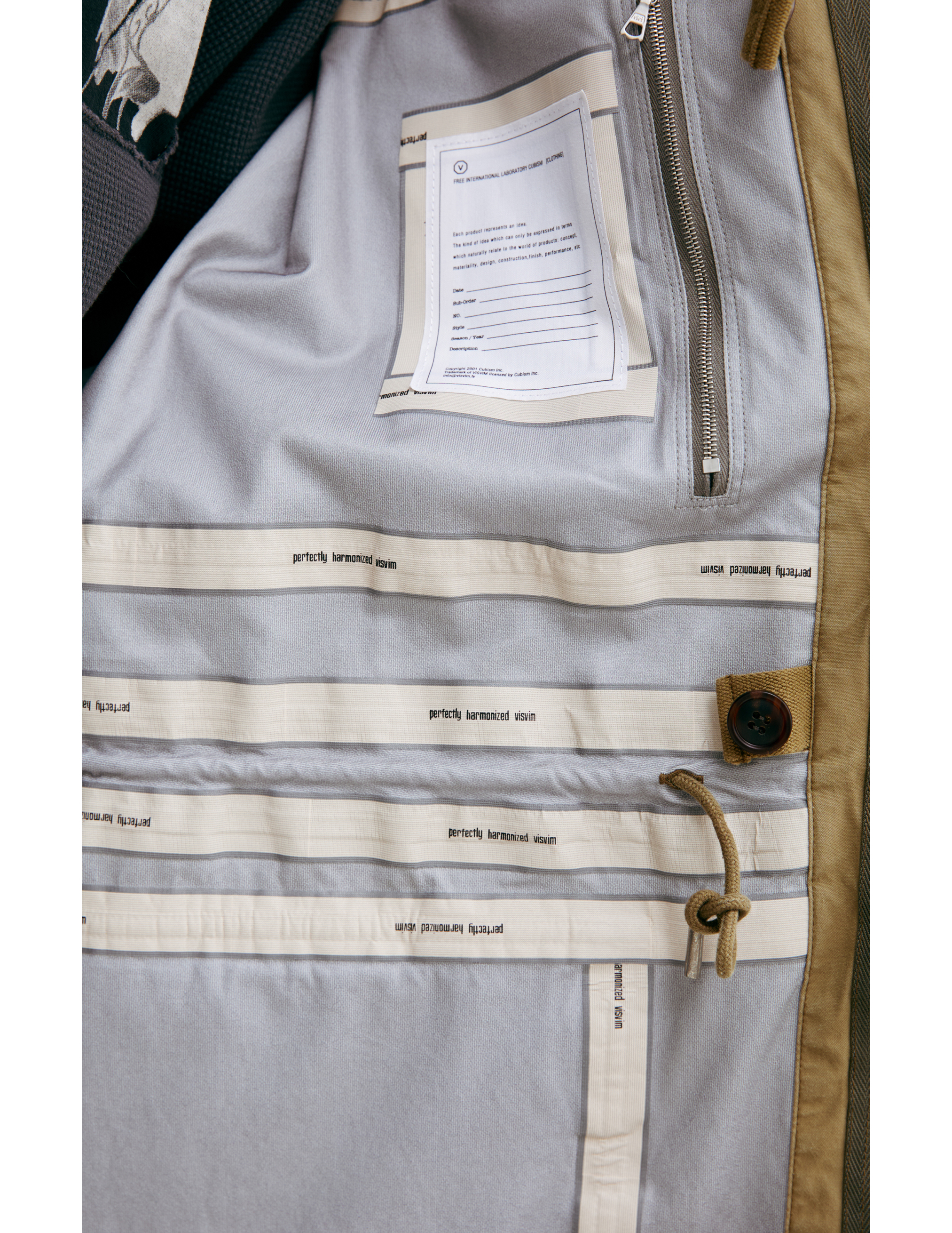 Visvim Beige Cotton Parka In Beige