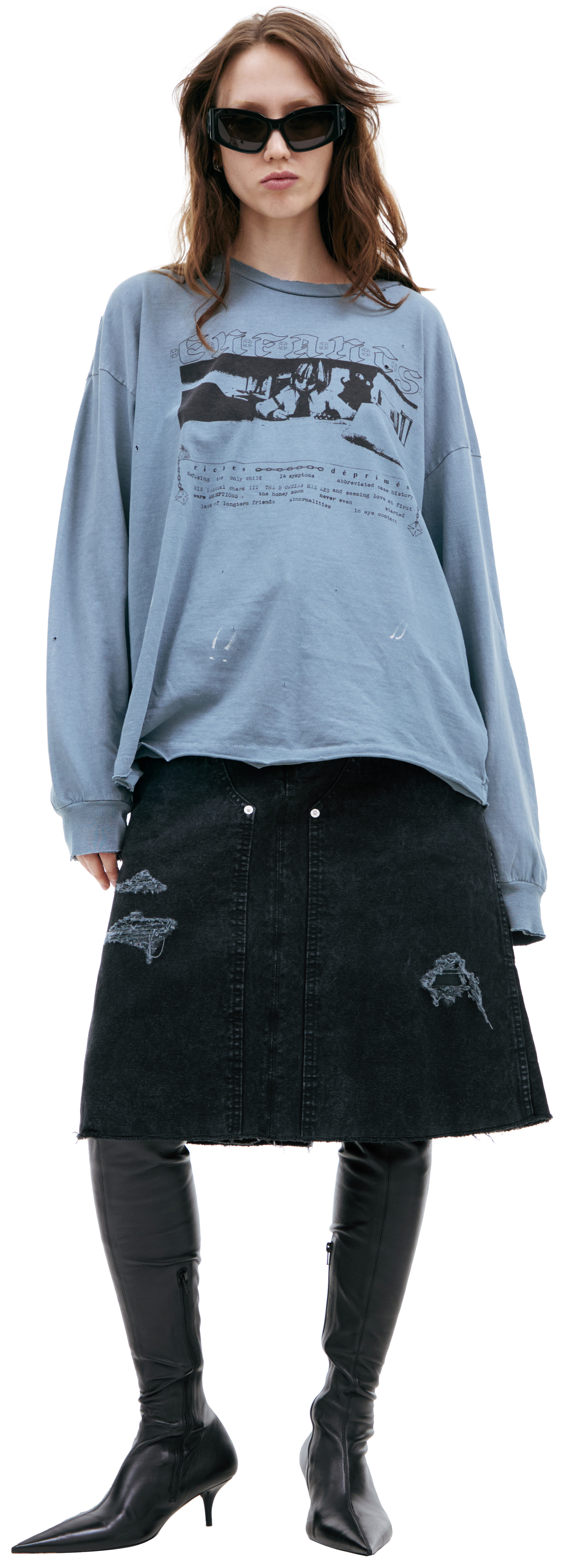 Enfants Riches Déprimés L 長袖 極美品 ENFANTS RICHES DEPRIMES - NEOISM LS T-SHIRT Long T-shirt