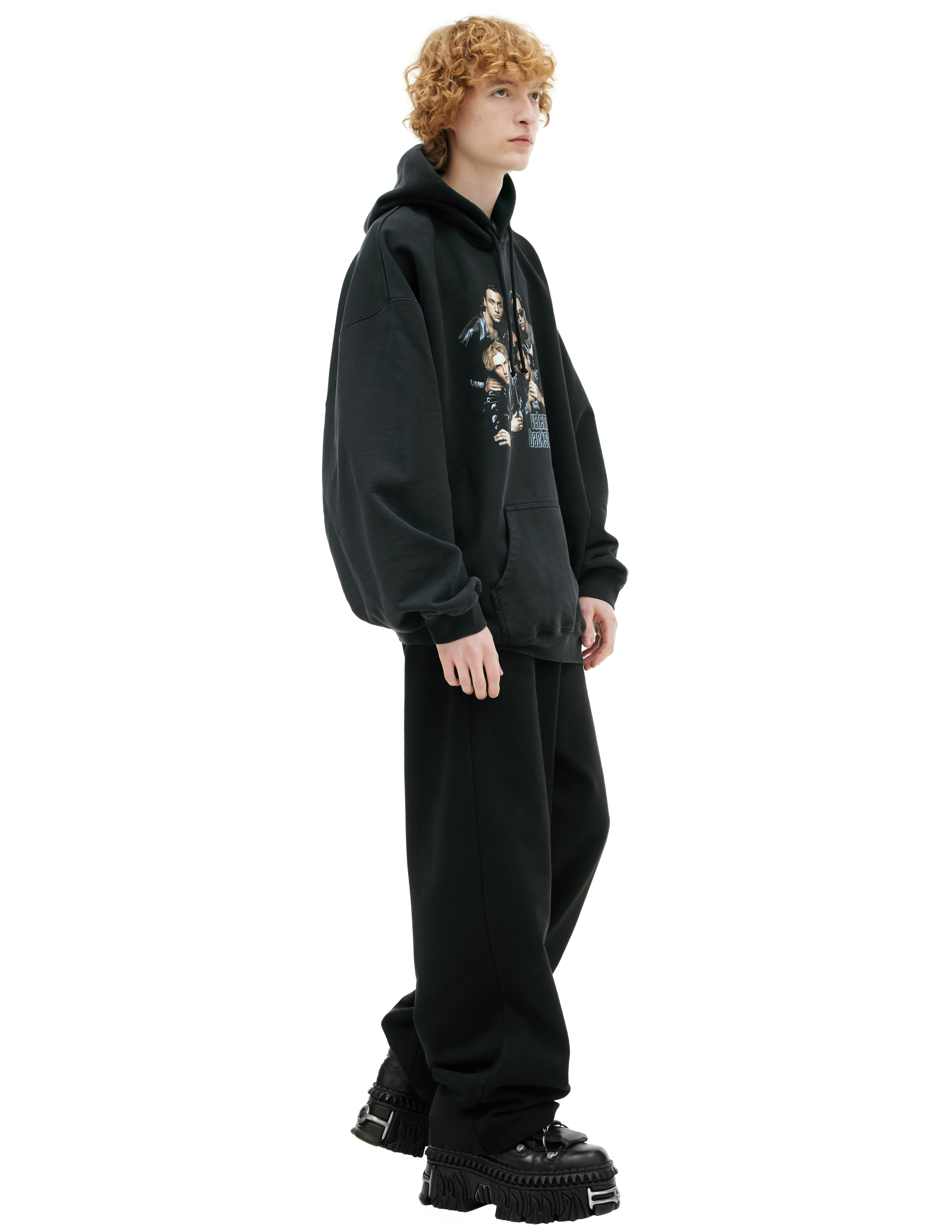 Vetements Black Runway Backstreet Boys Oversized Hoodie