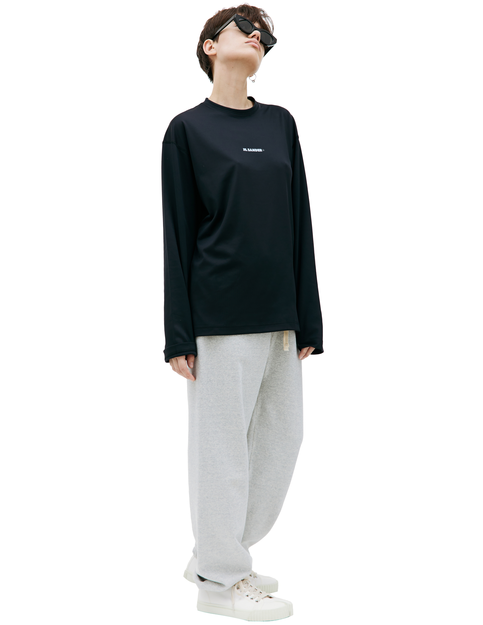 Jil Sander Logo printed longsleeve