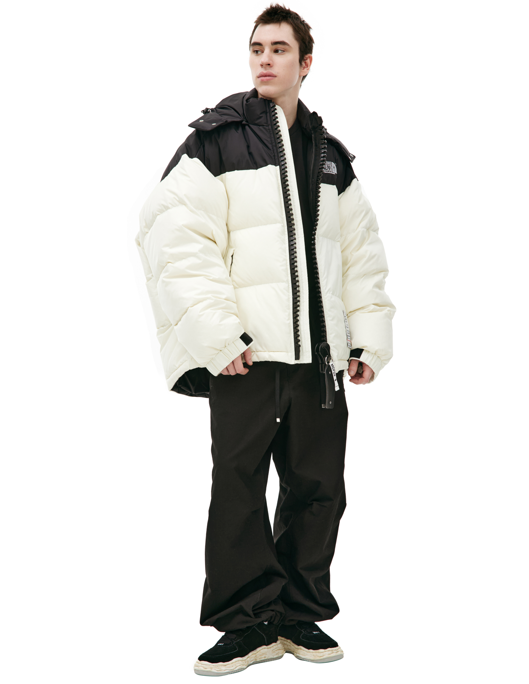 Miharayasuhiro Hooded Down Jacket In White