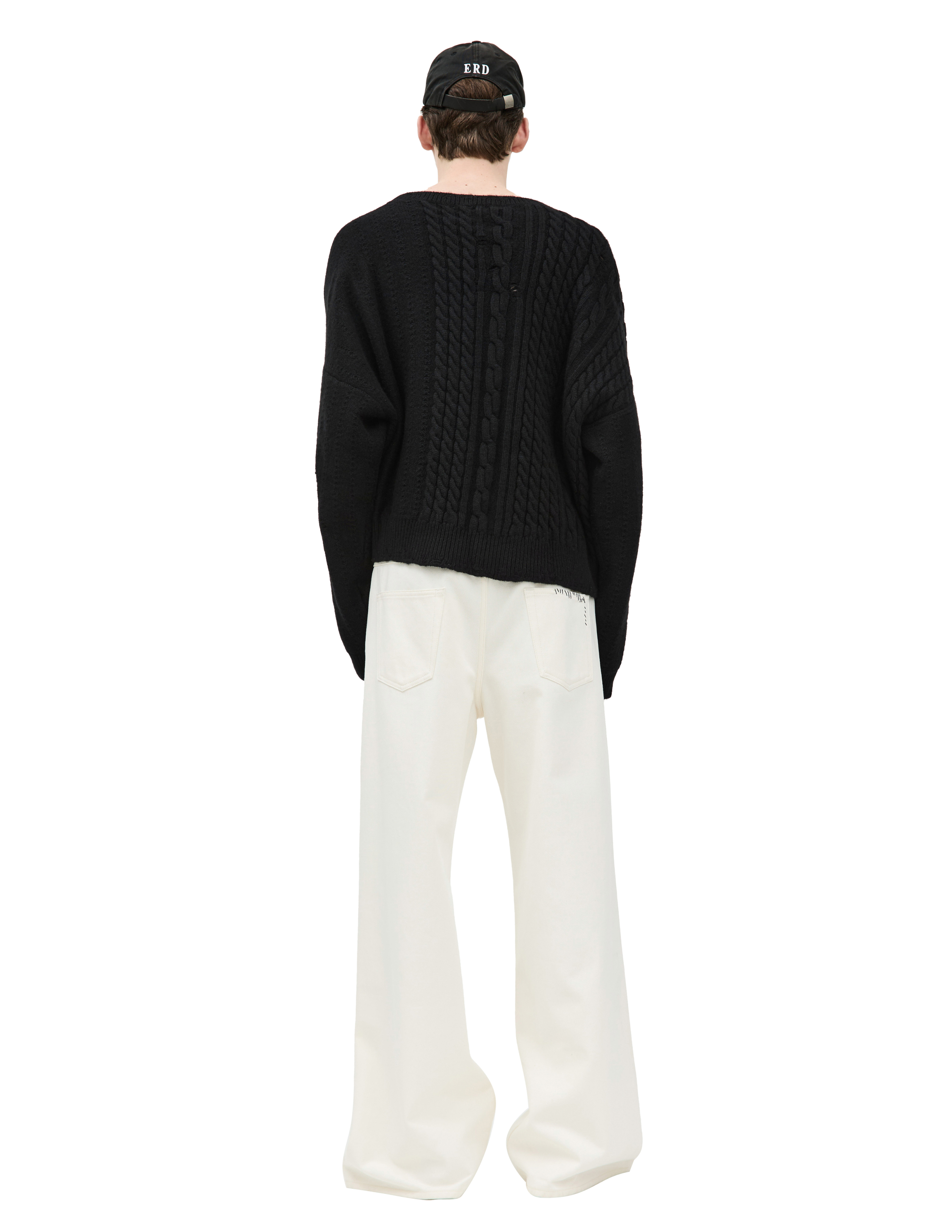 Enfants Riches Deprimes Cashmere Knit Sweater In Black