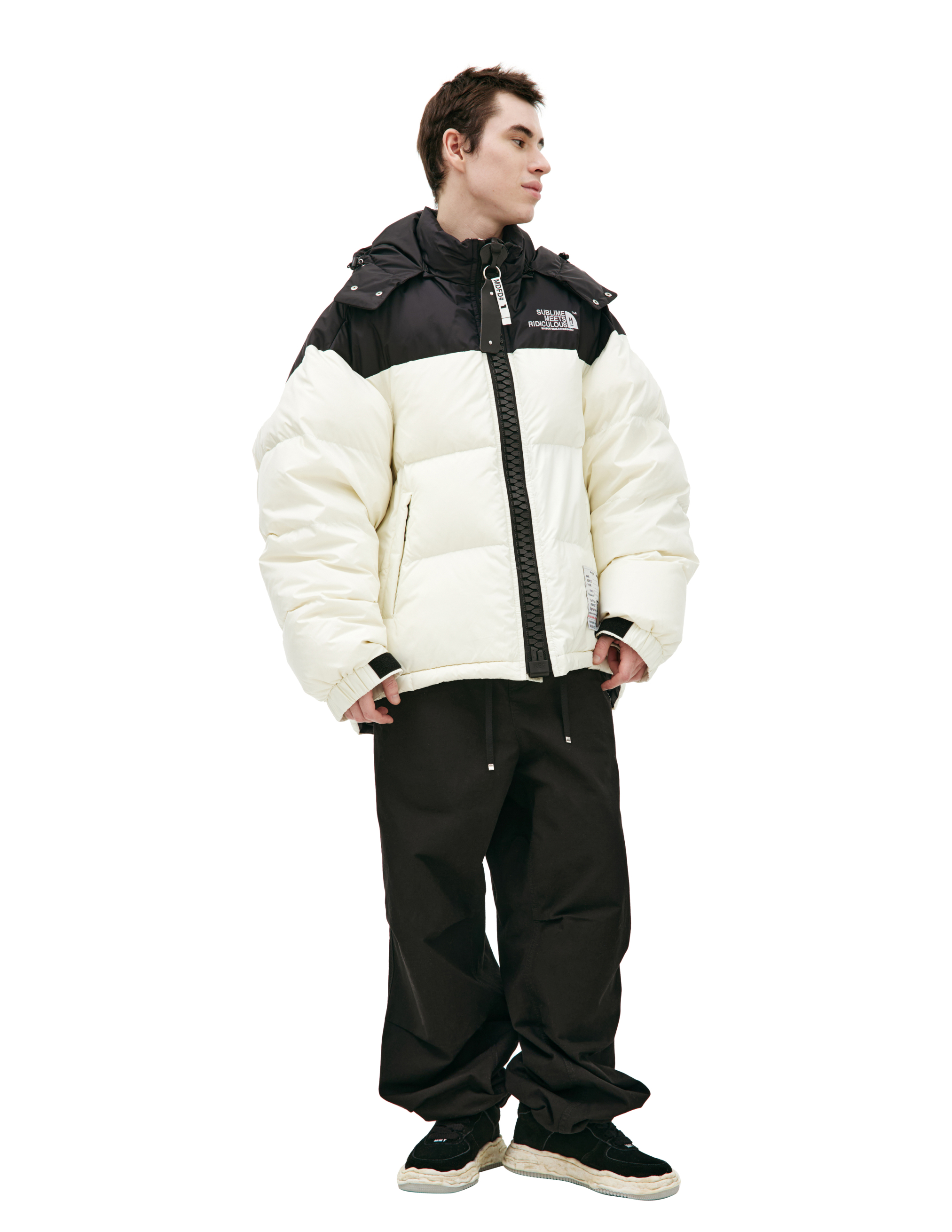 Miharayasuhiro Hooded Down Jacket In White