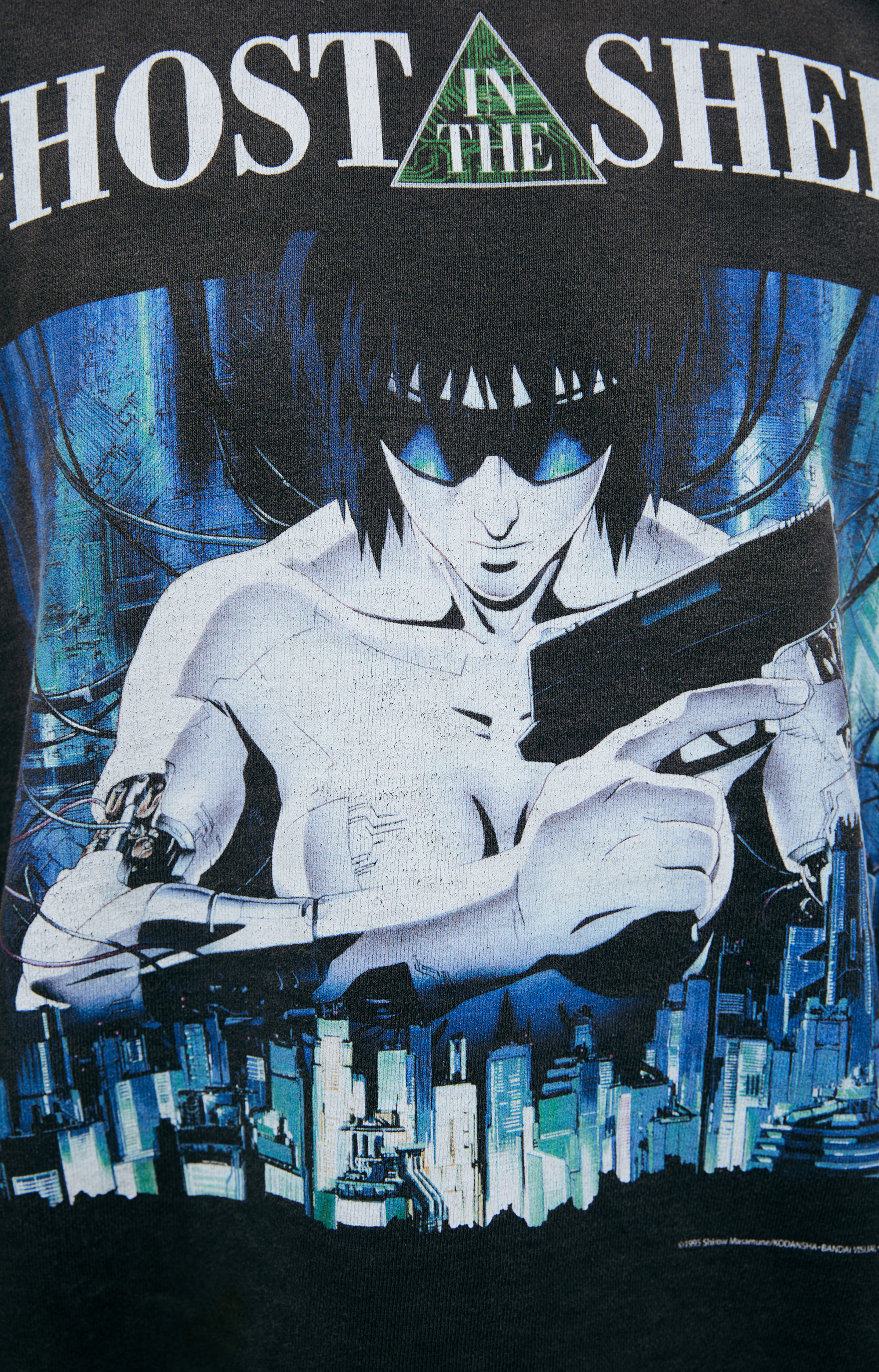 Buy Saint Mxxxxxx men grey x ghost in the shell sweatshirt for