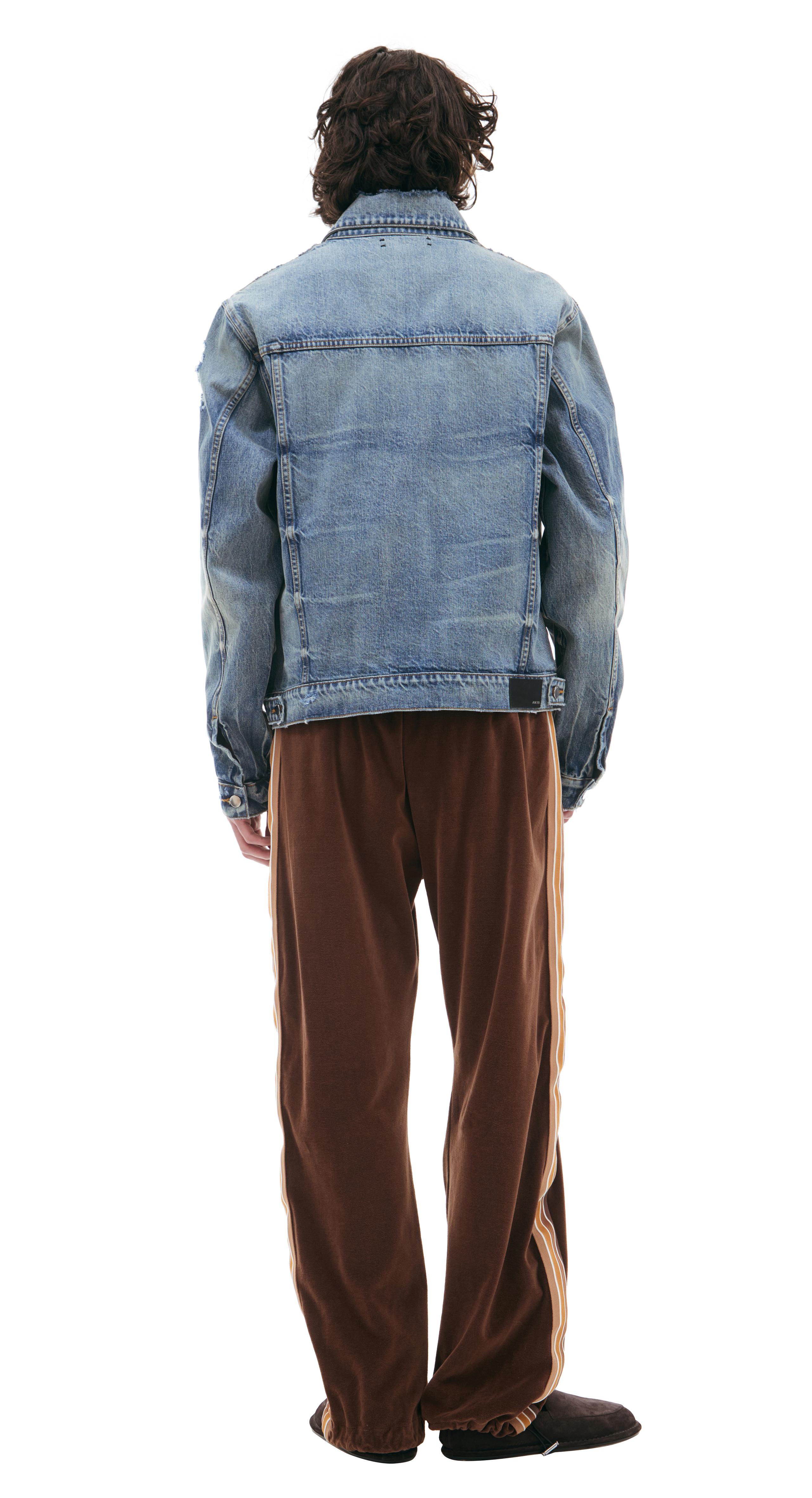 アミリ ジャケット AMIRI アミリ REVERSIBLE TRUCKER BOMBER リバーシブル