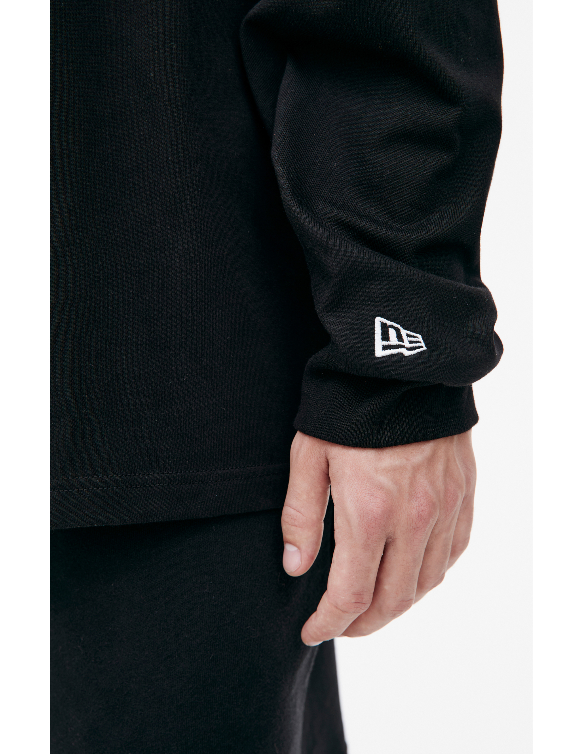 Yohji Yamamoto Х New Era Printed Longsleeves In Black